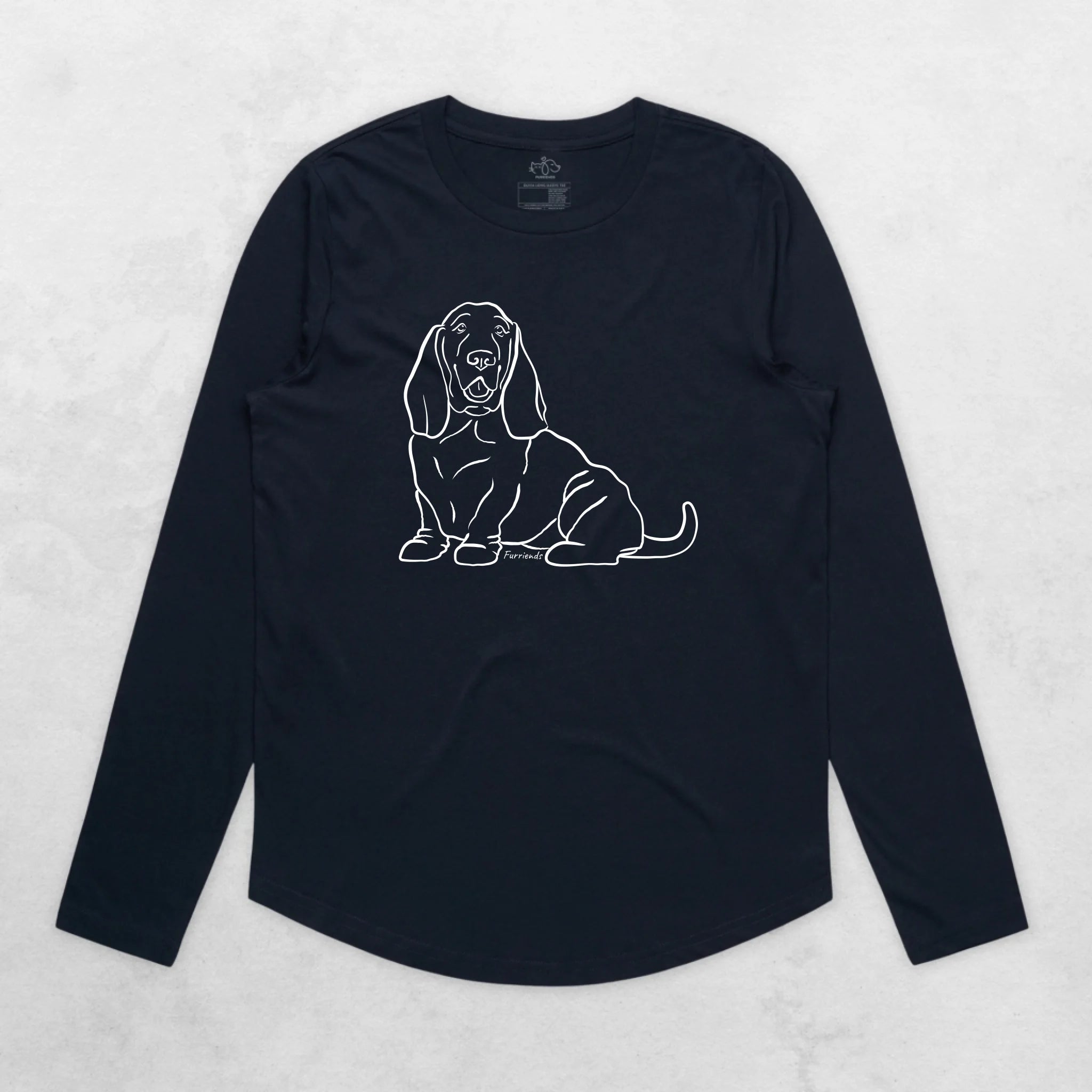 Basset Hound Olivia Women's Long Sleeve T-Shirt