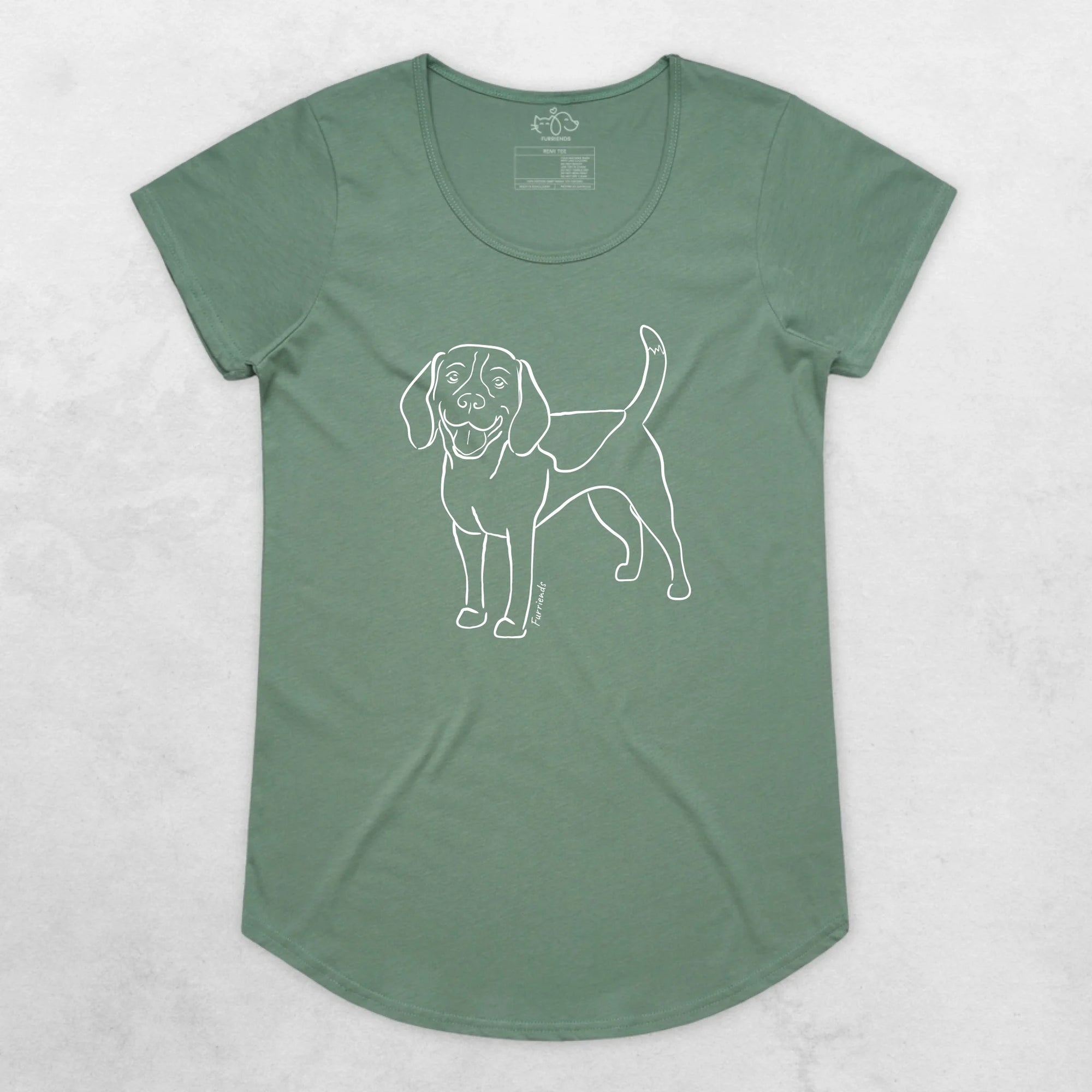 Beagle Remi Women's Scoop Neck T-Shirt