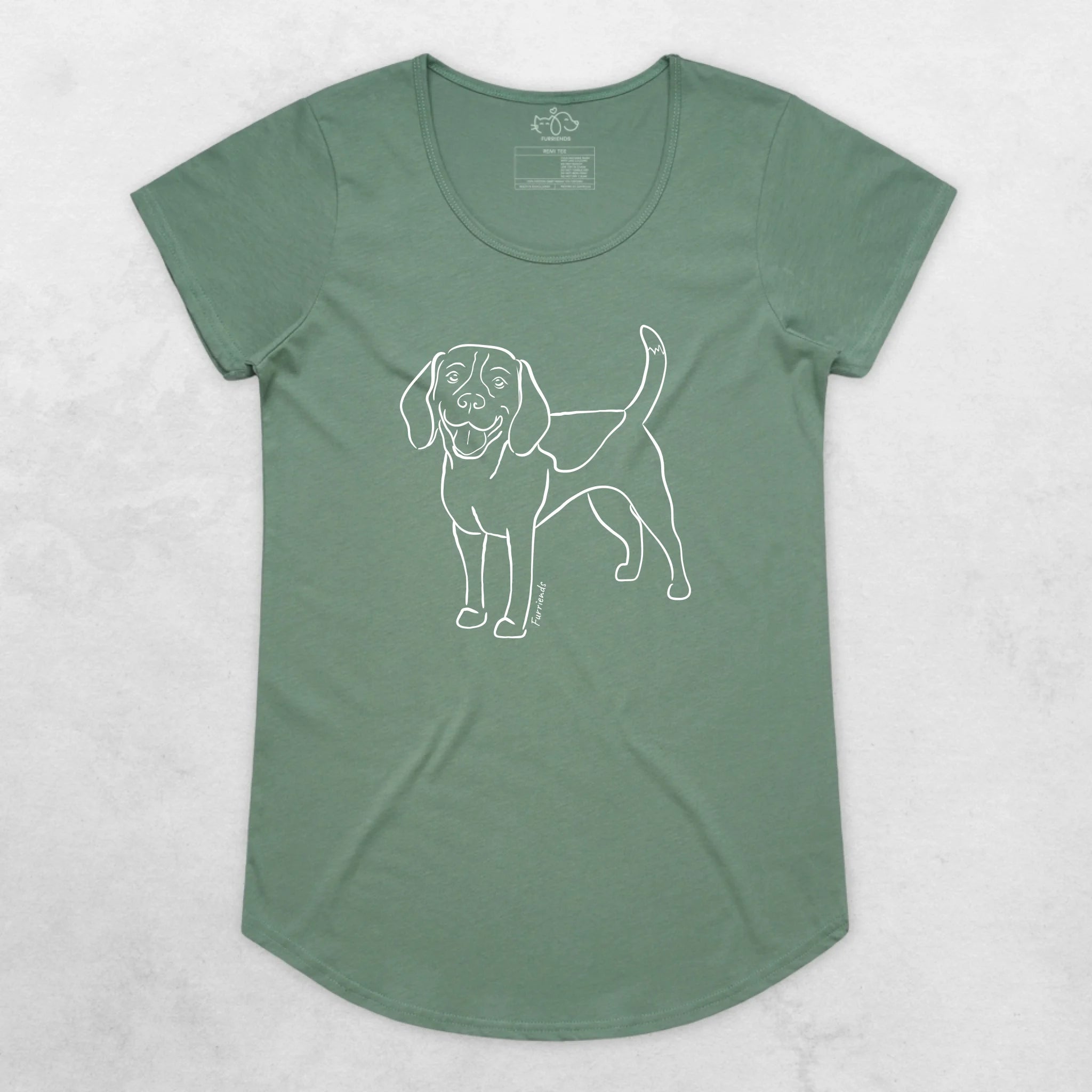 Beagle Remi Women's Scoop Neck T-Shirt