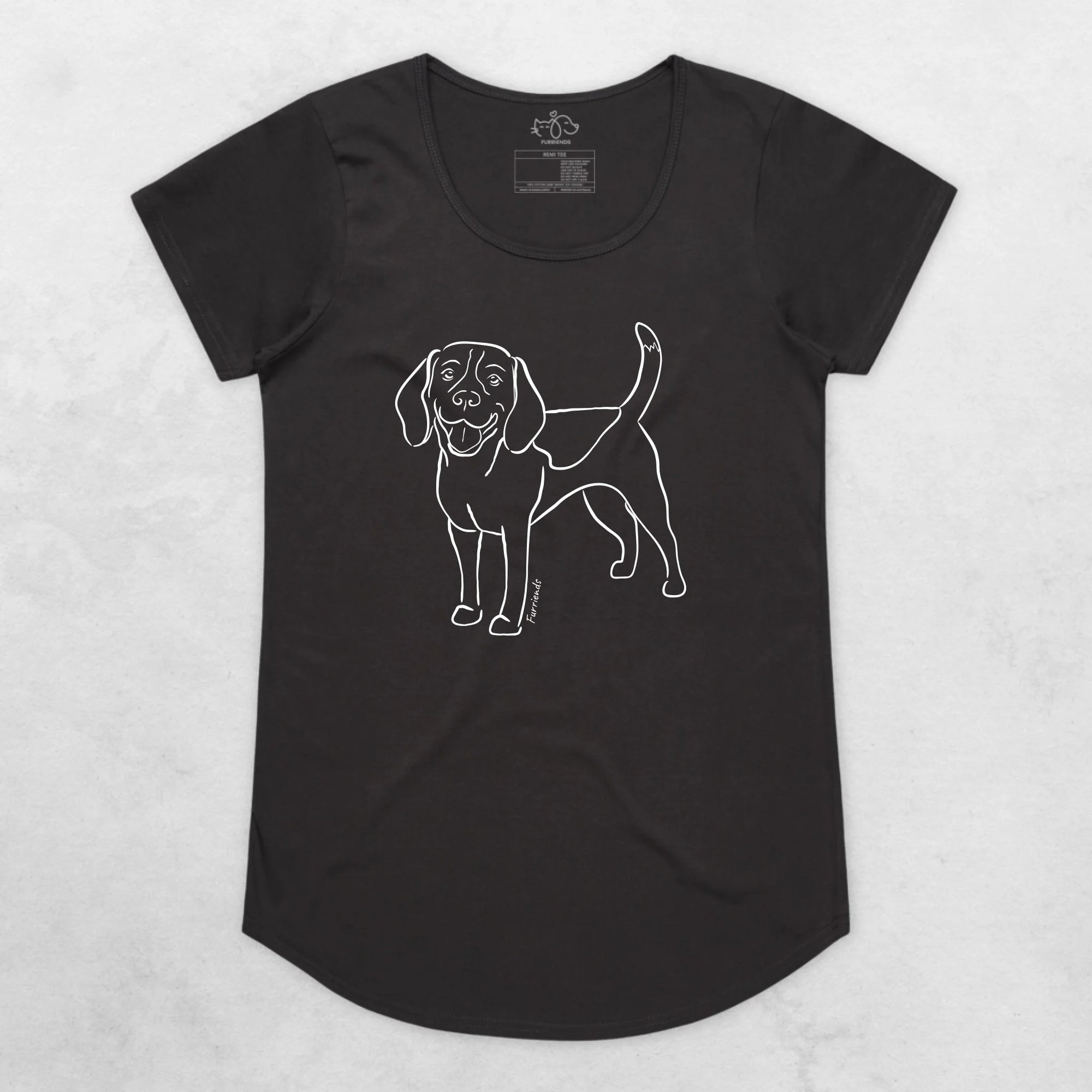 Beagle Remi Women's Scoop Neck T-Shirt