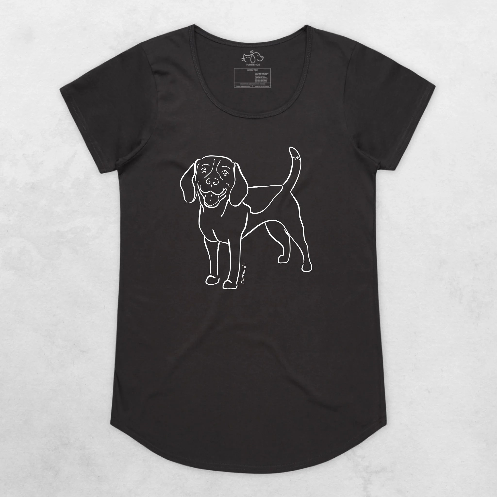 Beagle Remi Women's Scoop Neck T-Shirt