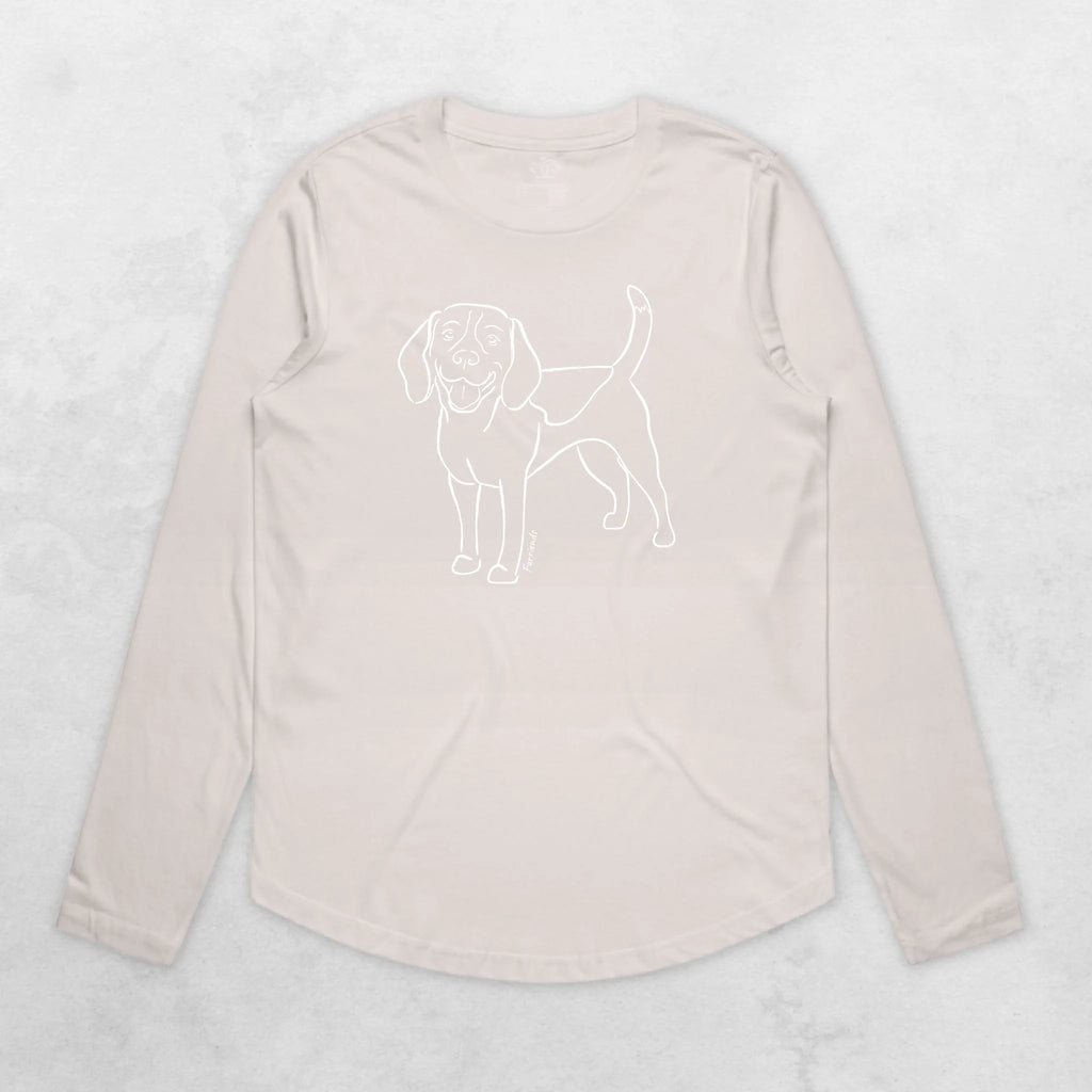 Beagle Olivia Women's Long Sleeve T-Shirt