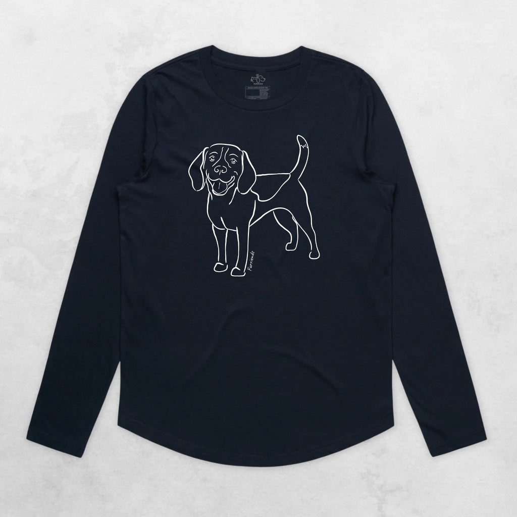 Beagle Olivia Women's Long Sleeve T-Shirt