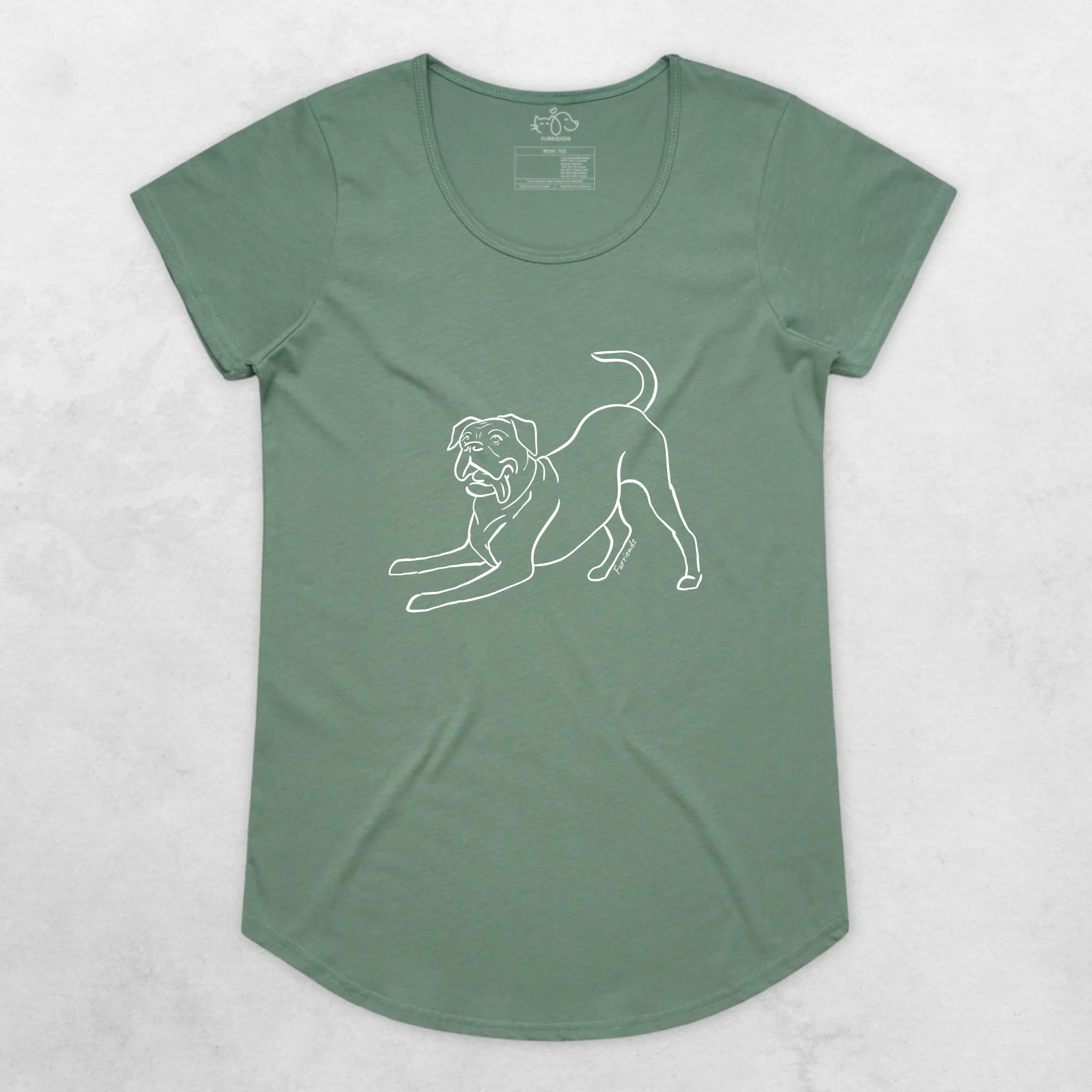 Boxer Remi Women's Scoop Neck T-Shirt