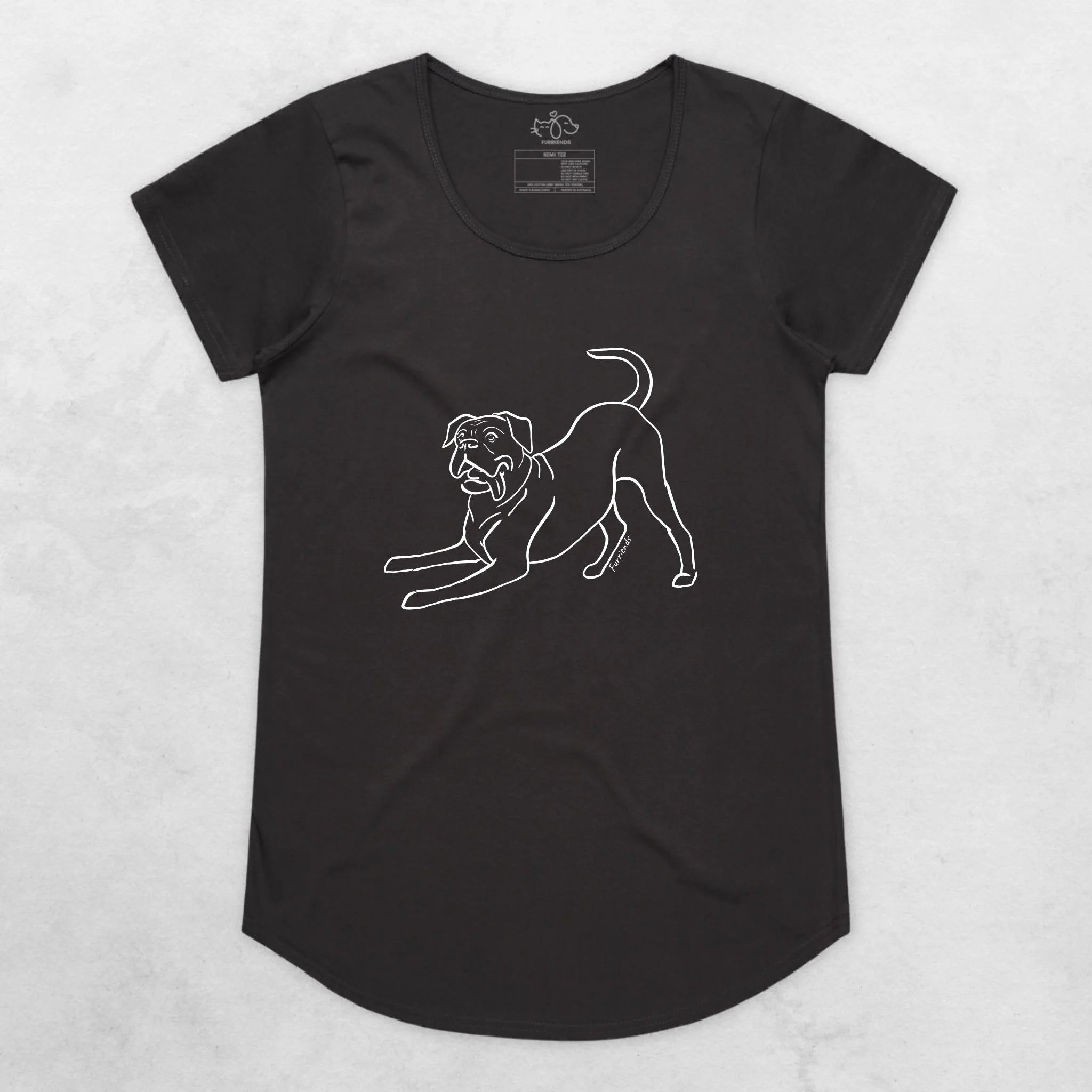 Boxer Remi Women's Scoop Neck T-Shirt