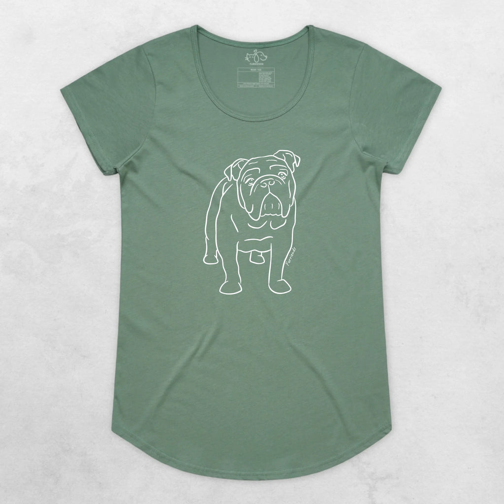 British Bulldog Remi Women's Scoop Neck T-Shirt