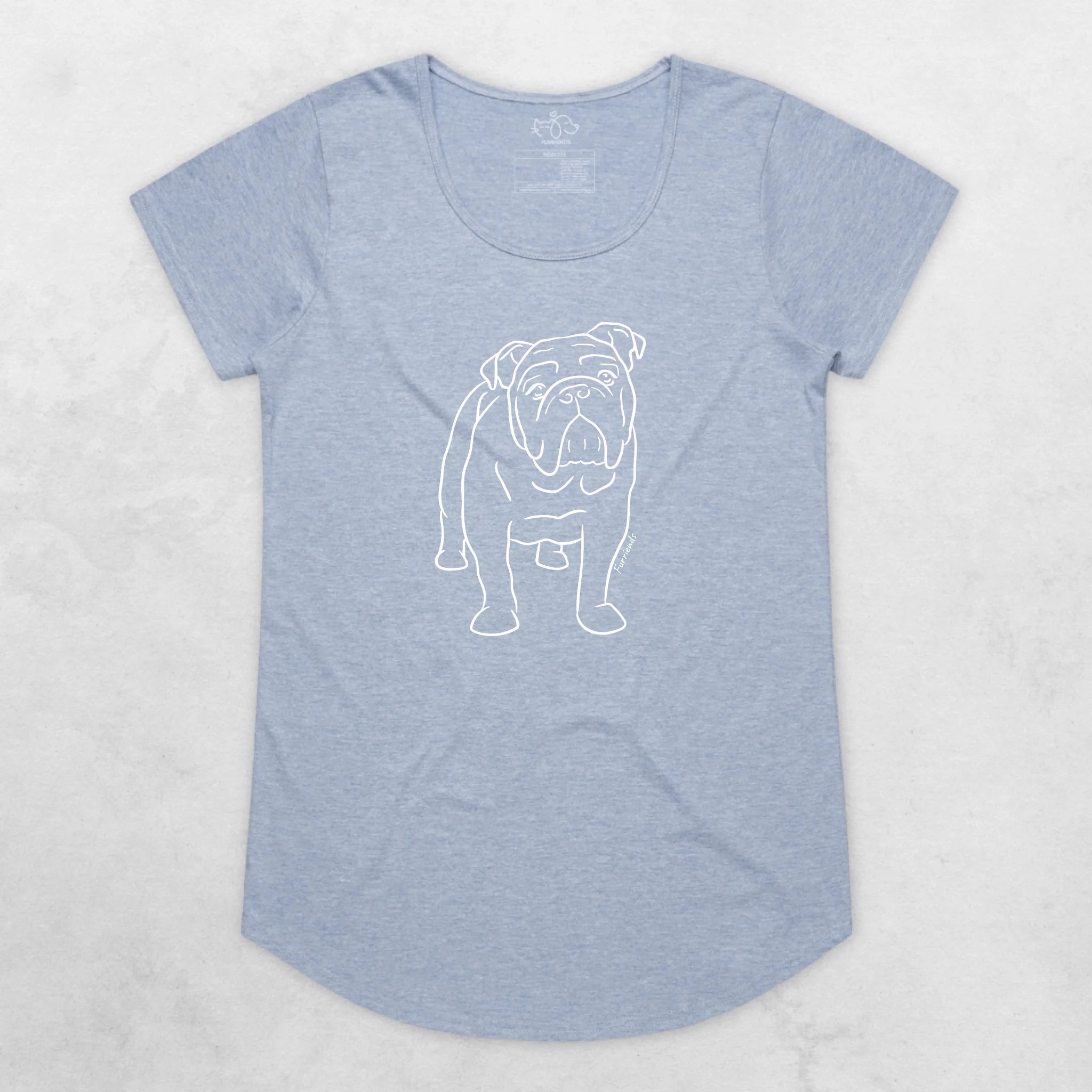 British Bulldog Remi Women's Scoop Neck T-Shirt