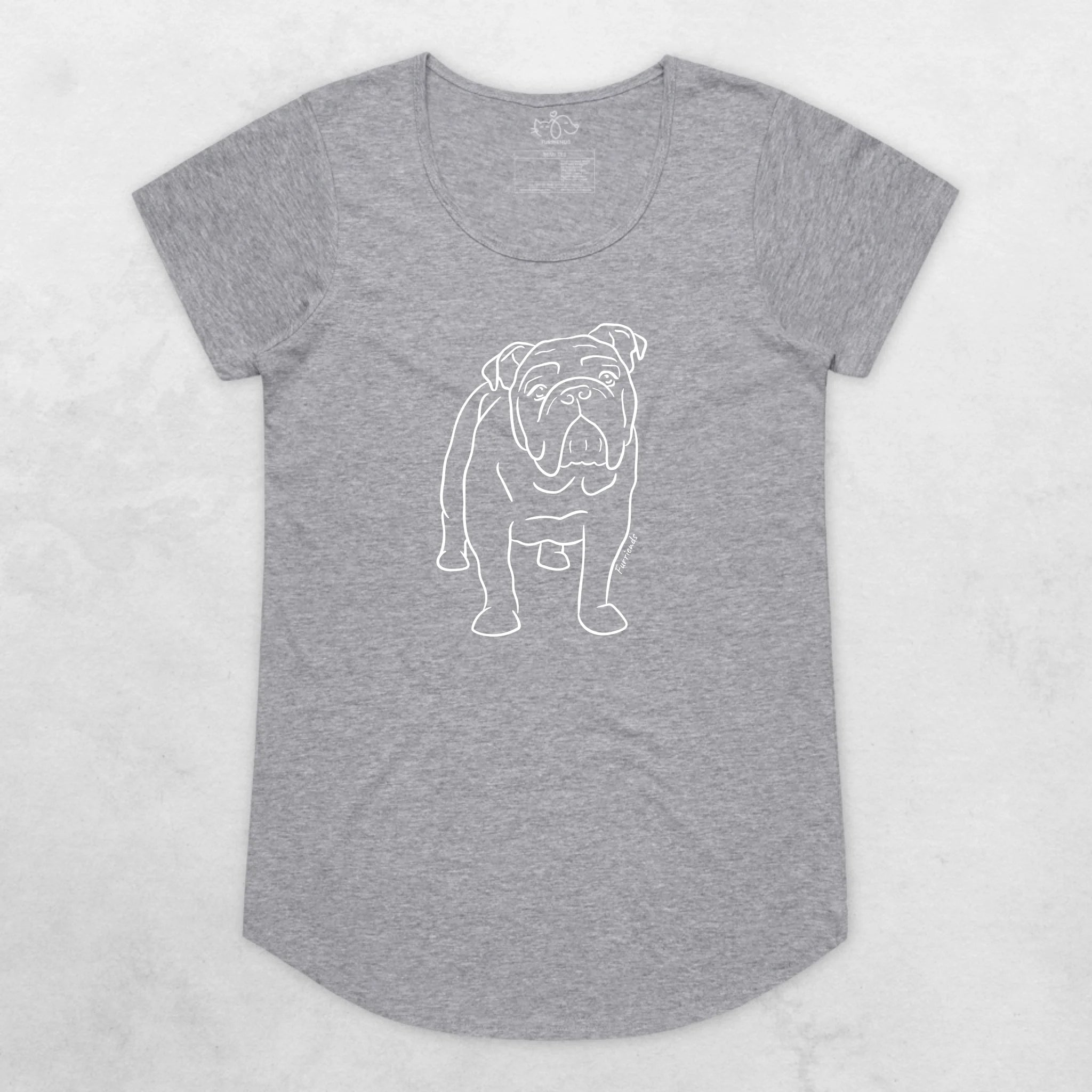 British Bulldog Remi Women's Scoop Neck T-Shirt