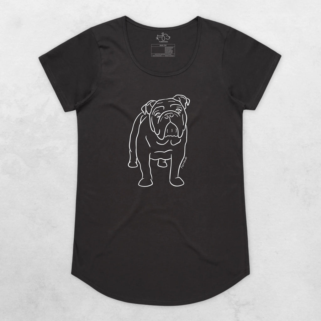British Bulldog Remi Women's Scoop Neck T-Shirt