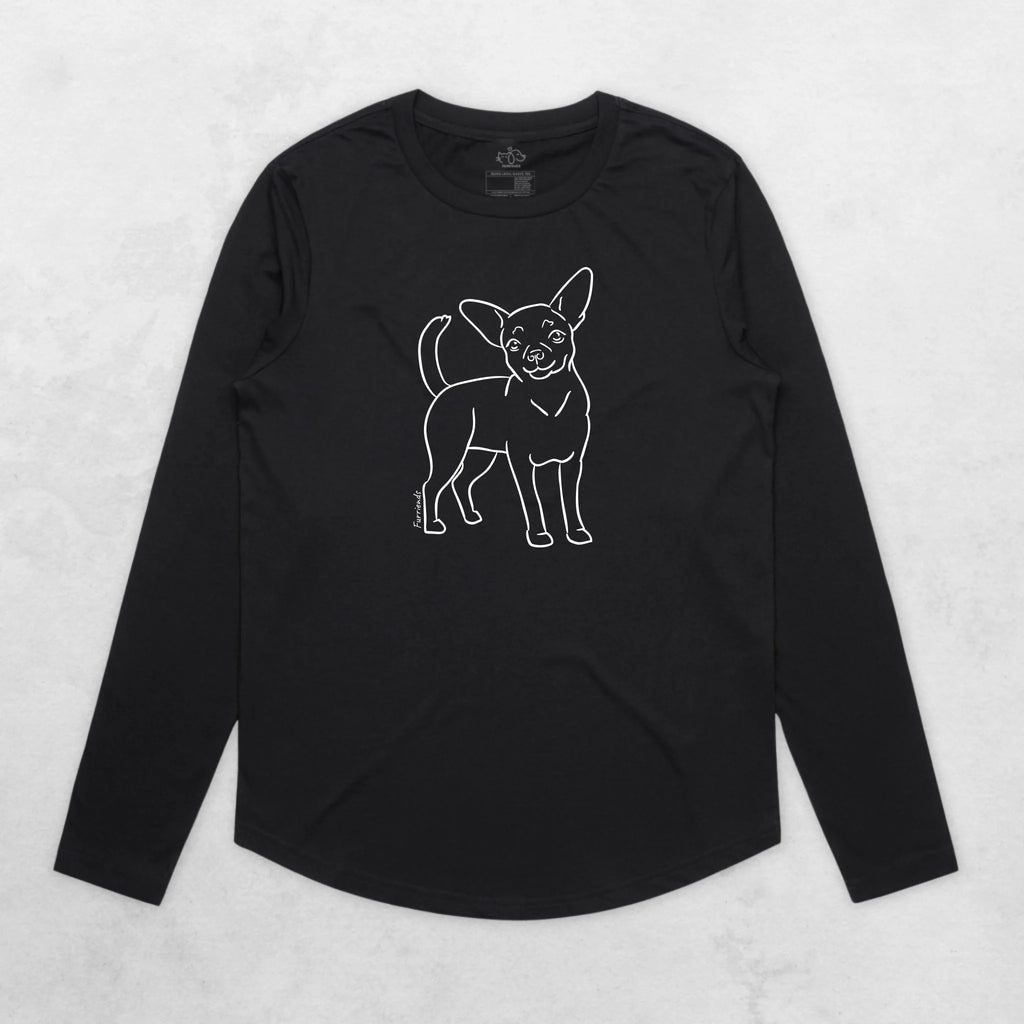 Chihuahua Olivia Women's Long Sleeve T-Shirt