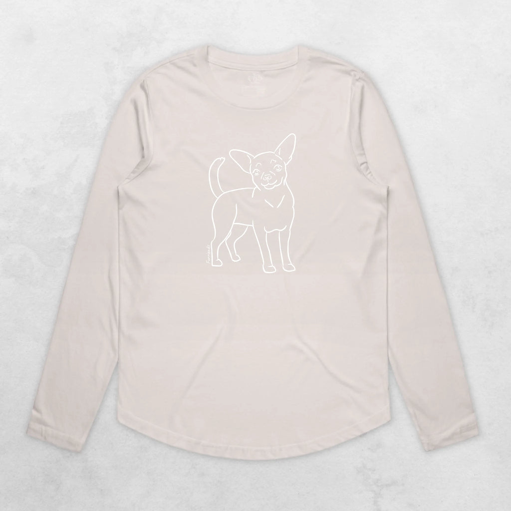 Chihuahua Olivia Women's Long Sleeve T-Shirt
