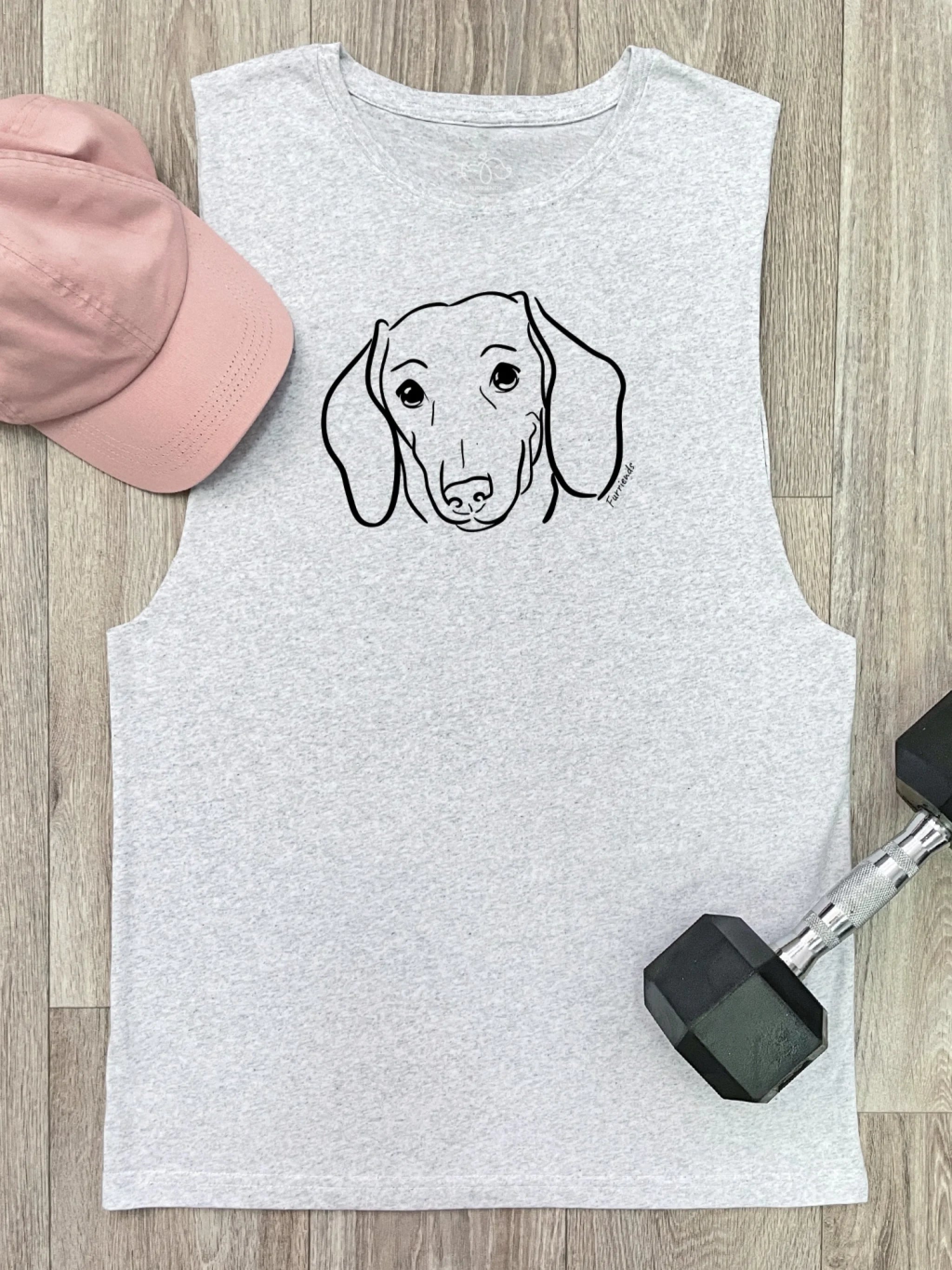 Axel-Tank-Flat-Lays-White-Dachshund-Head