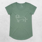 Dachshund Remi Women's Scoop Neck T-Shirt