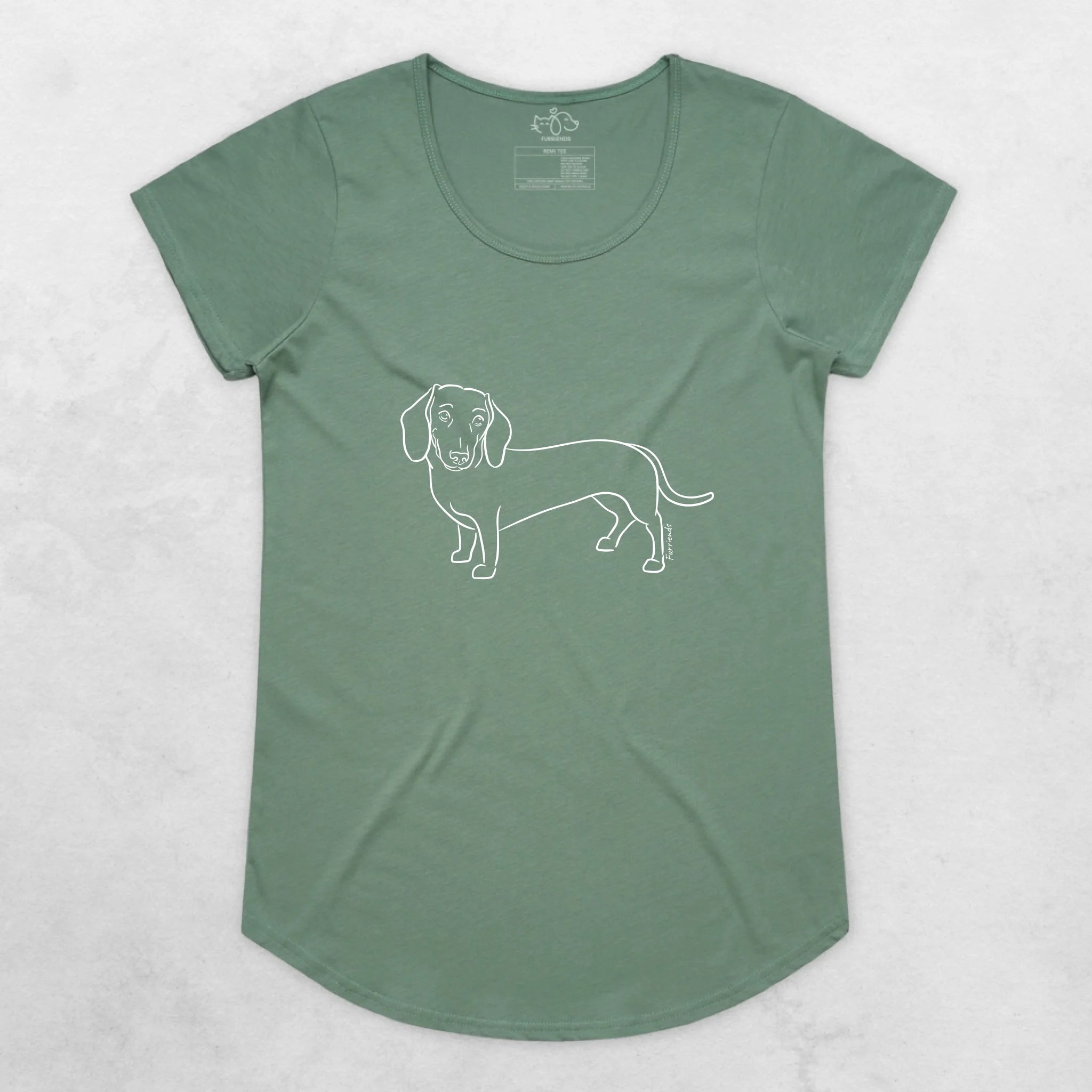 Dachshund Remi Women's Scoop Neck T-Shirt