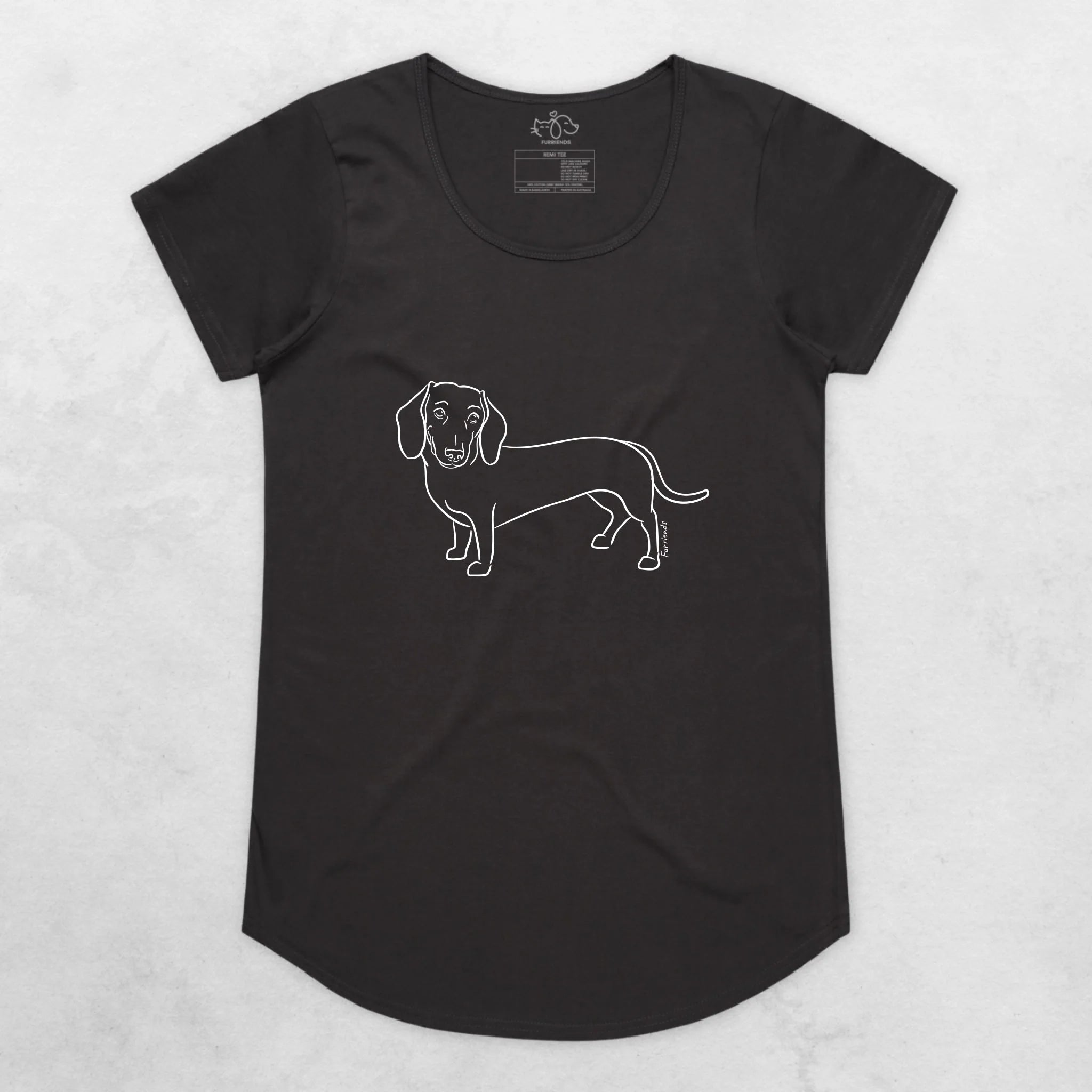 Dachshund Remi Women's Scoop Neck T-Shirt