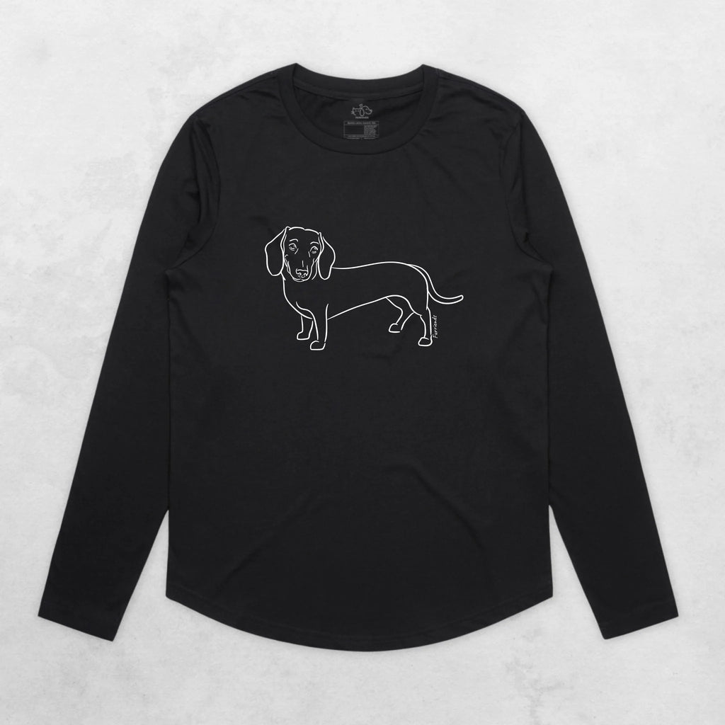 Dachshund Olivia Women's Long Sleeve T-Shirt