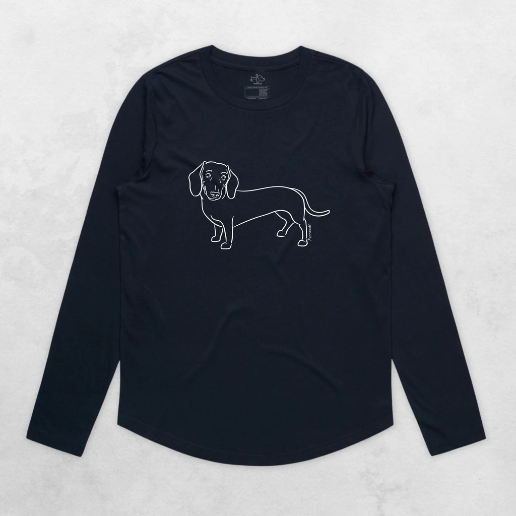 Dachshund Olivia Women's Long Sleeve T-Shirt