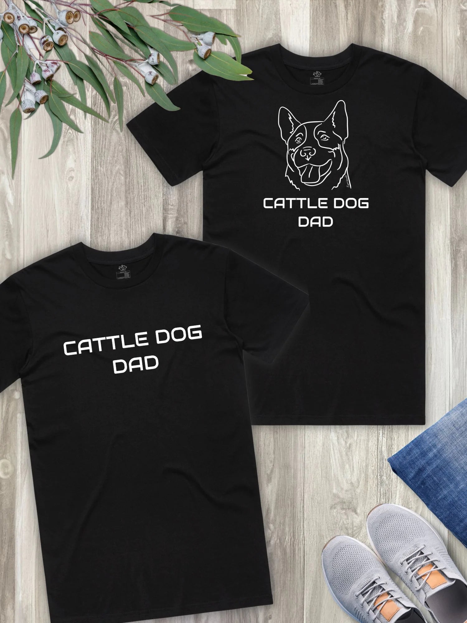 Australian Cattle Dog Dad Regular Fit-T-Shirt
