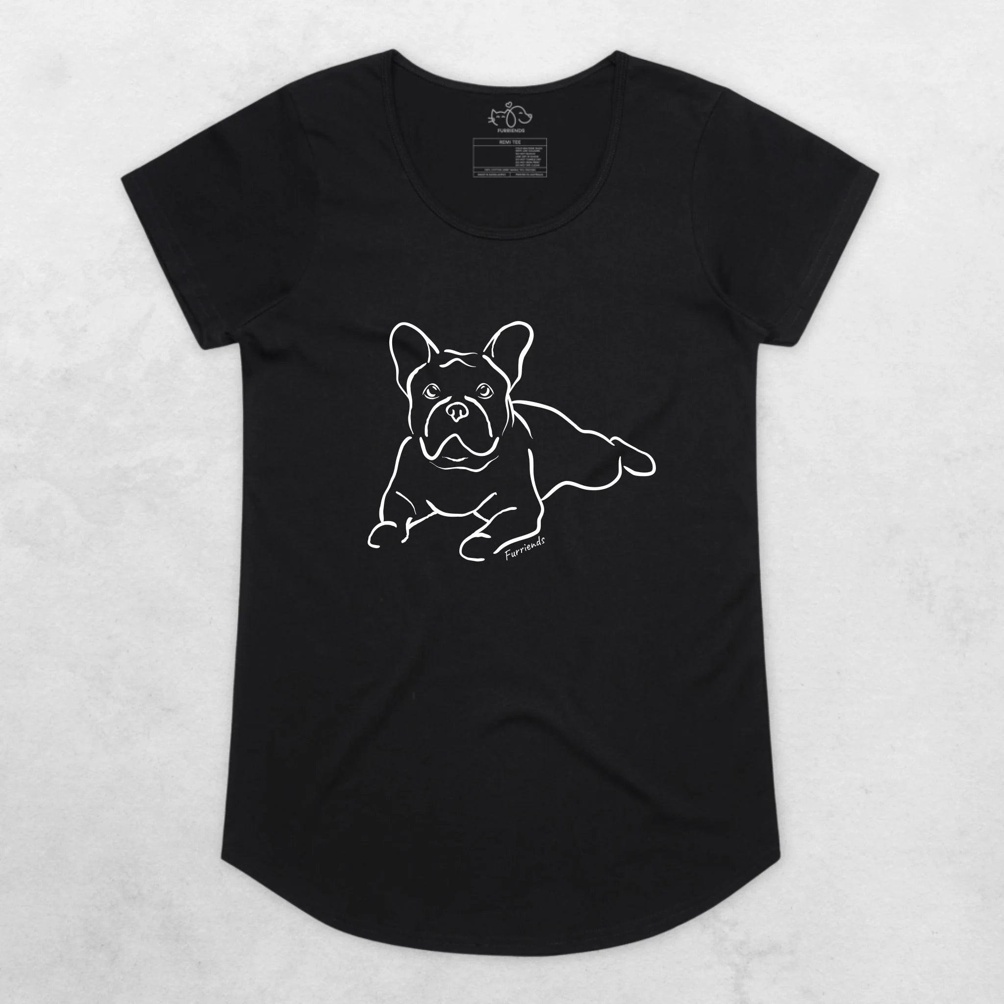 French Bulldog Remi Women's Scoop Neck T-Shirt