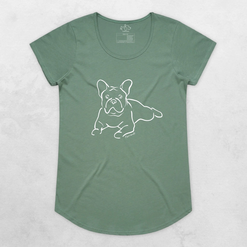French Bulldog Remi Women's Scoop Neck T-Shirt