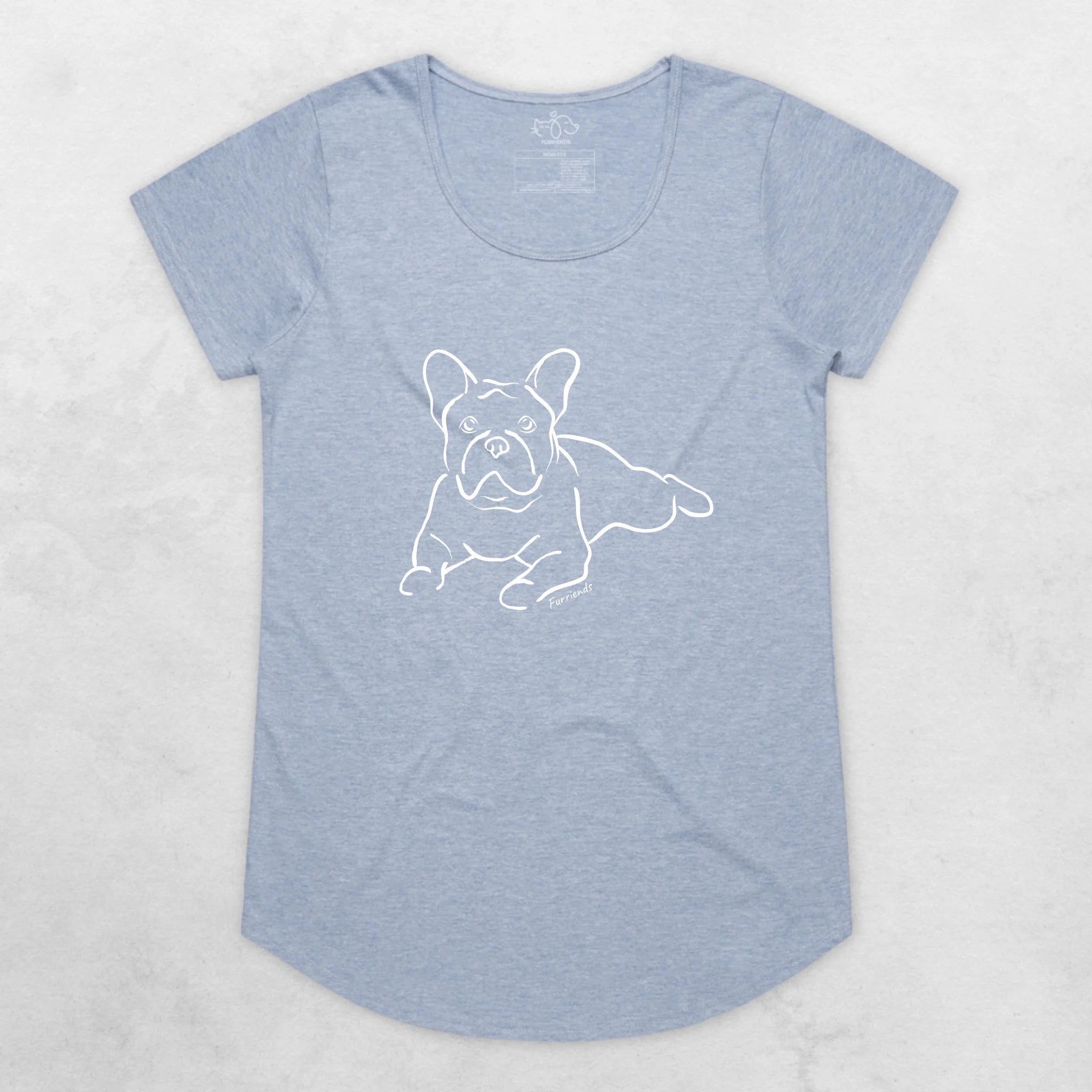 French Bulldog Remi Women's Scoop Neck T-Shirt