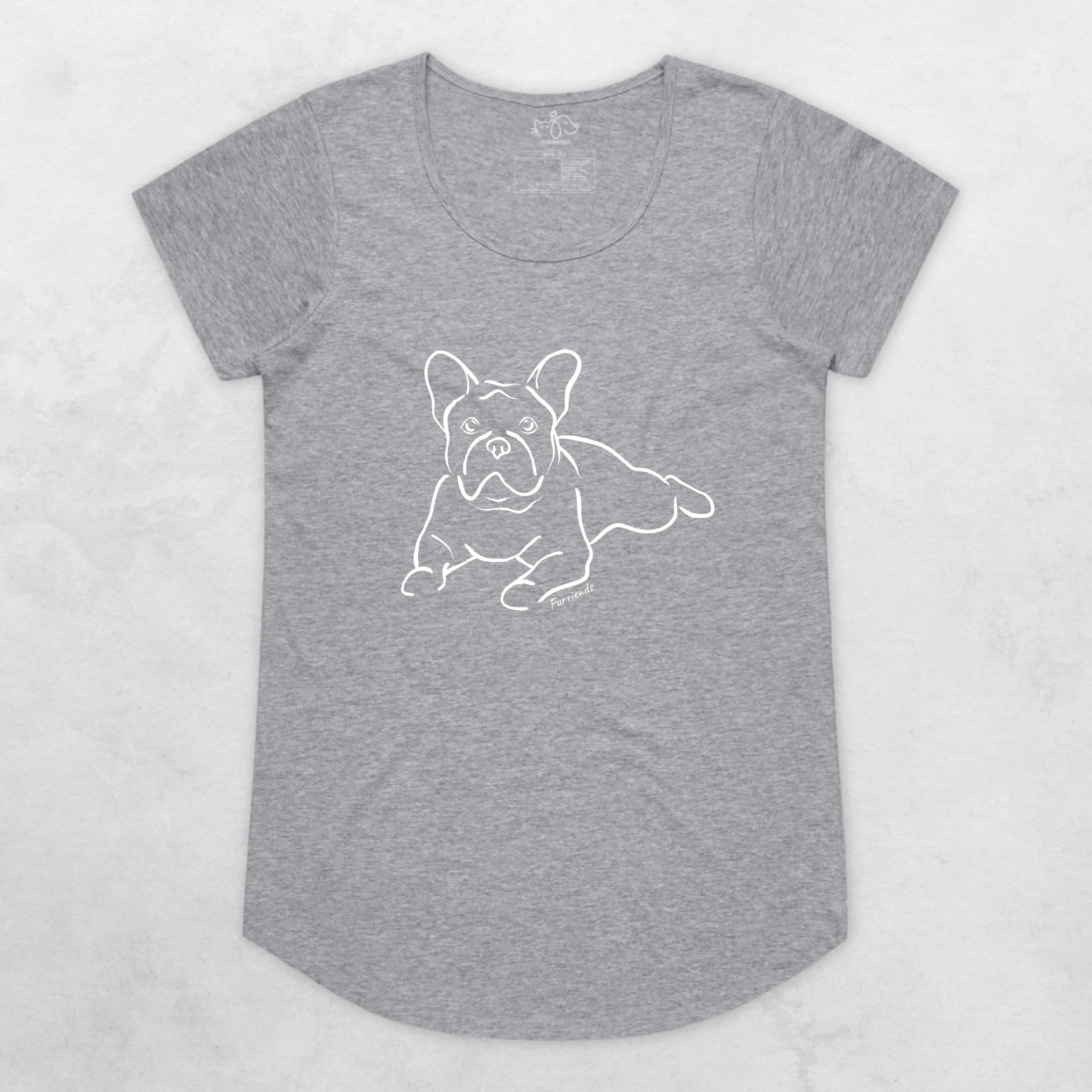 French Bulldog Remi Women's Scoop Neck T-Shirt