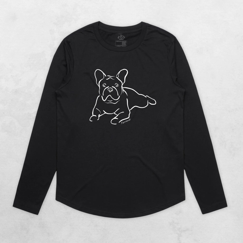 French Bulldog Olivia Women's Long Sleeve T-Shirt