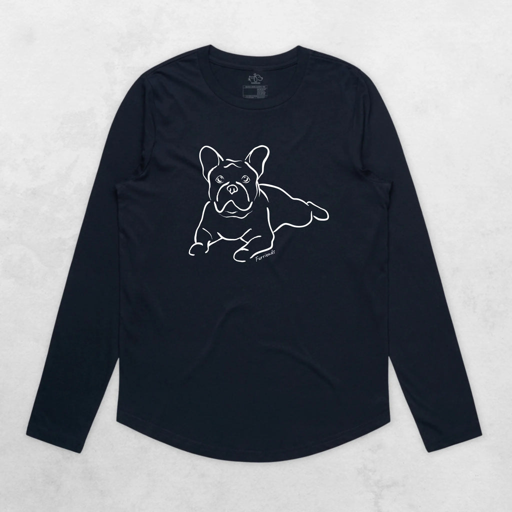 French Bulldog Olivia Women's Long Sleeve T-Shirt