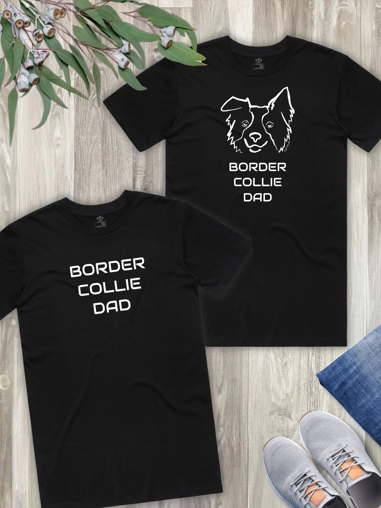 Border Collie Dad Regular Fit-T-Shirt