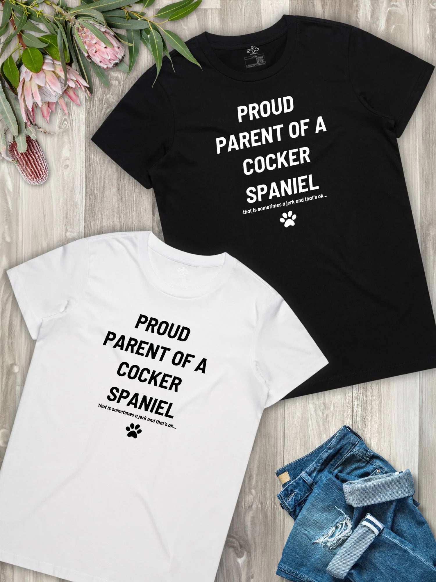 Proud Parent Of A Cocker Spaniel Regular Fit T-Shirt