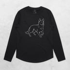 German Shepherd Olivia Women's Long Sleeve T-Shirt