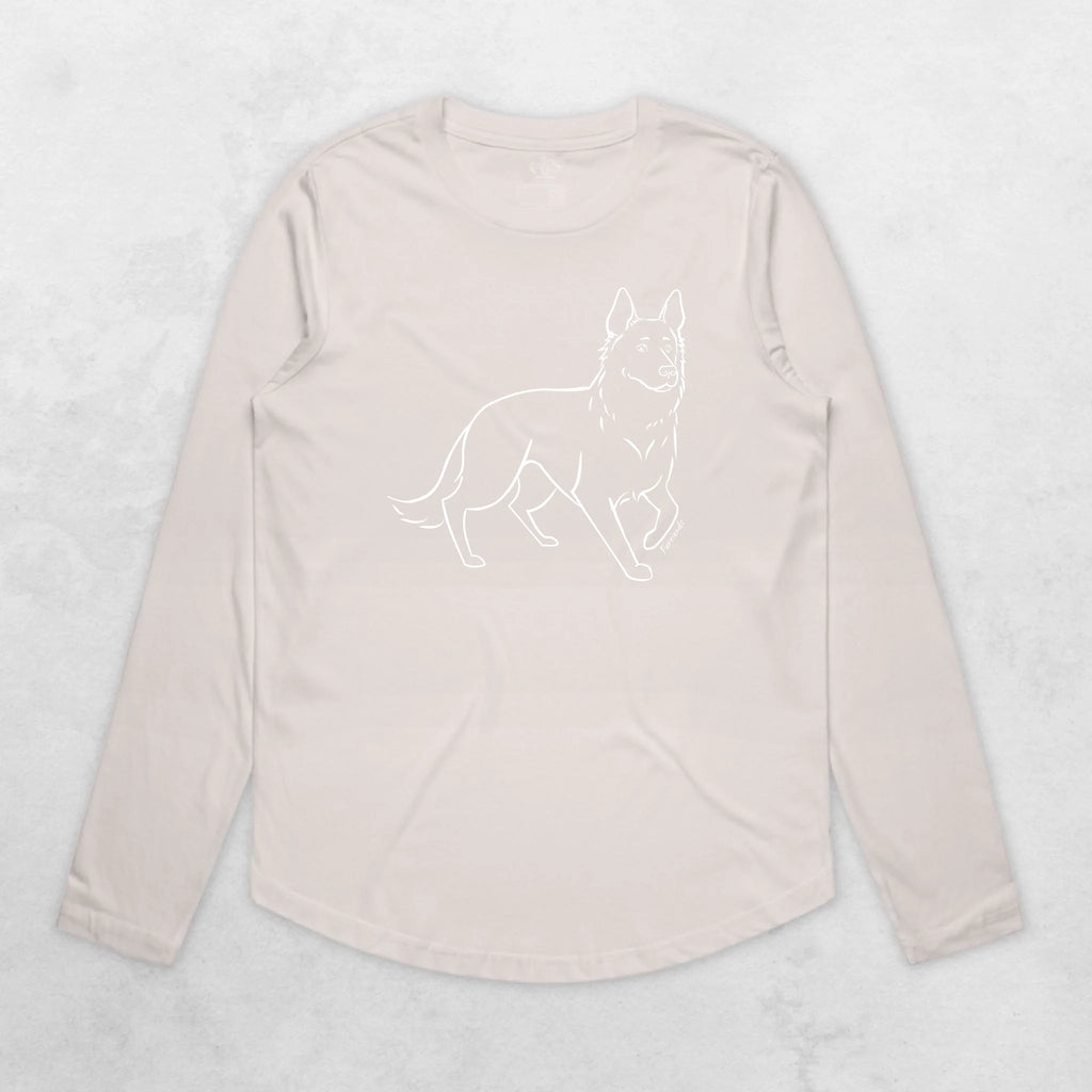 German Shepherd Olivia Women's Long Sleeve T-Shirt