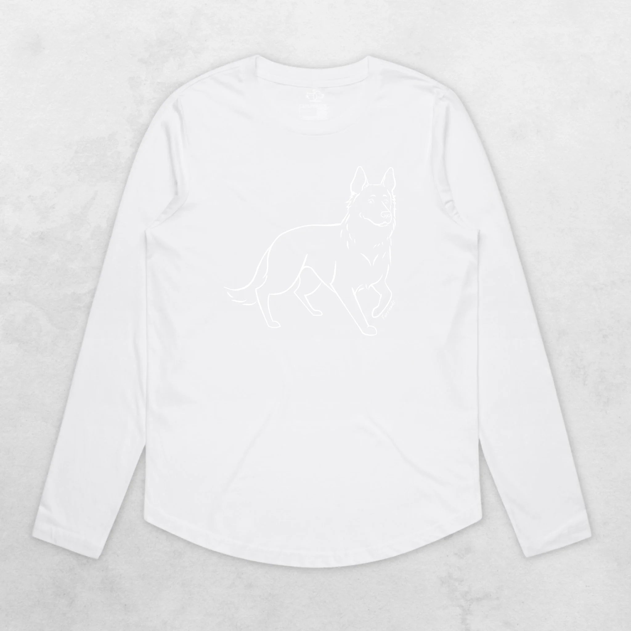 German Shepherd Olivia Women's Long Sleeve T-Shirt