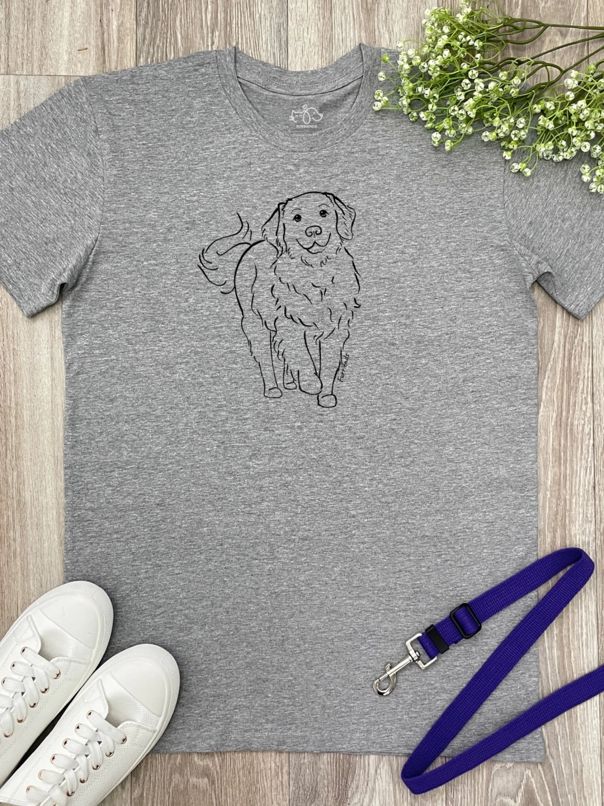 Essential-Tees-Flat-Lays-Grey-Golden-Retreiver