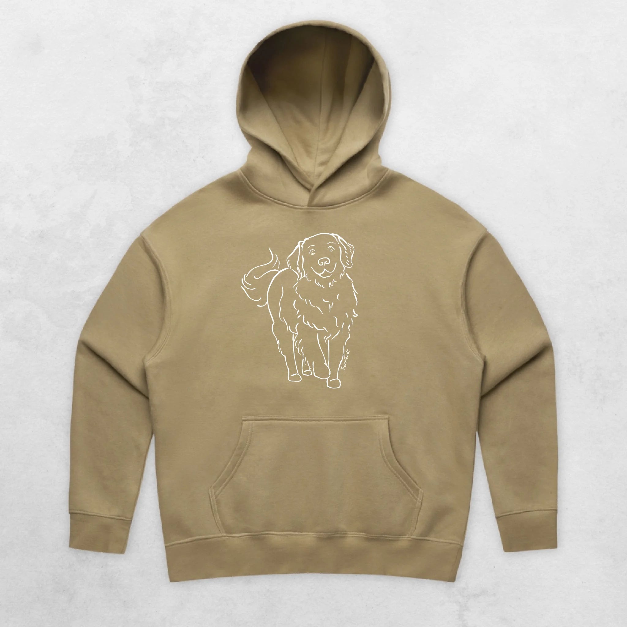 Golden Retriever Comfort Hood