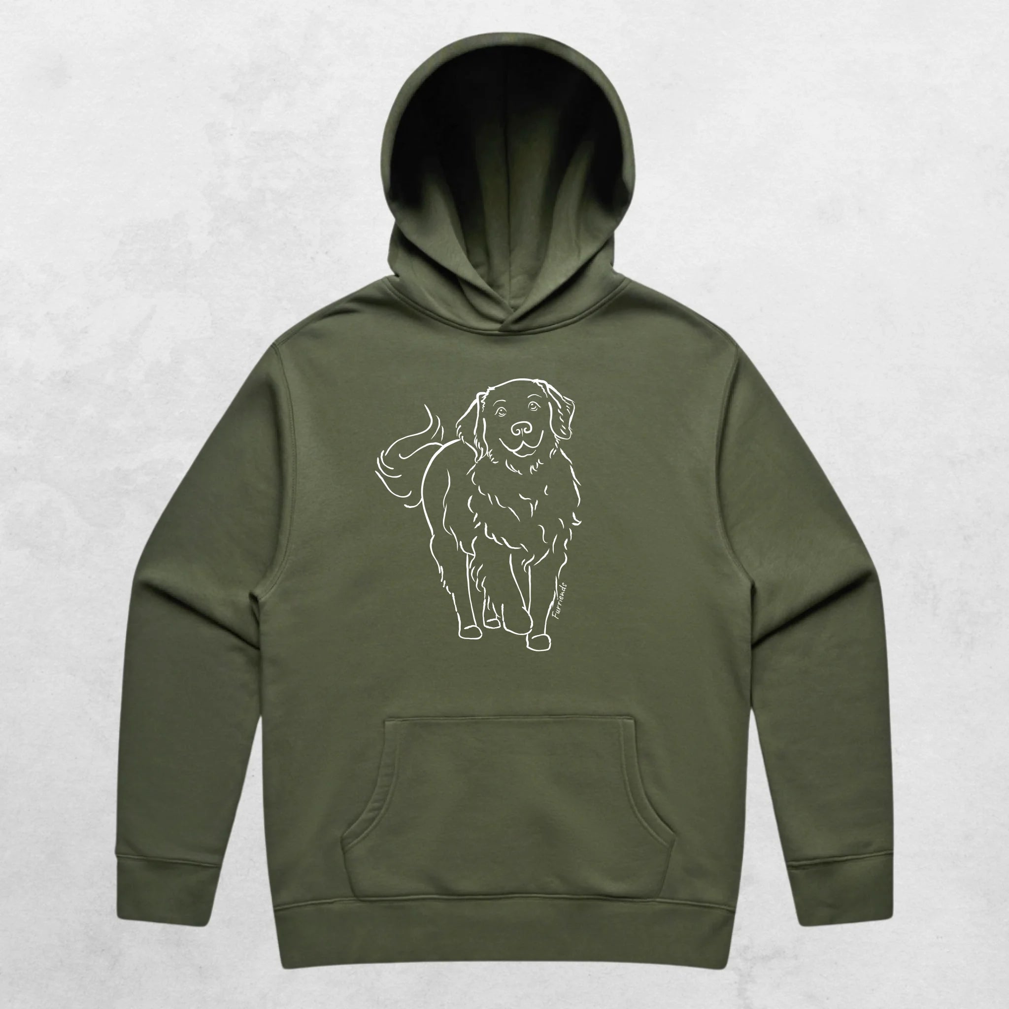 Golden Retriever Comfort Hood
