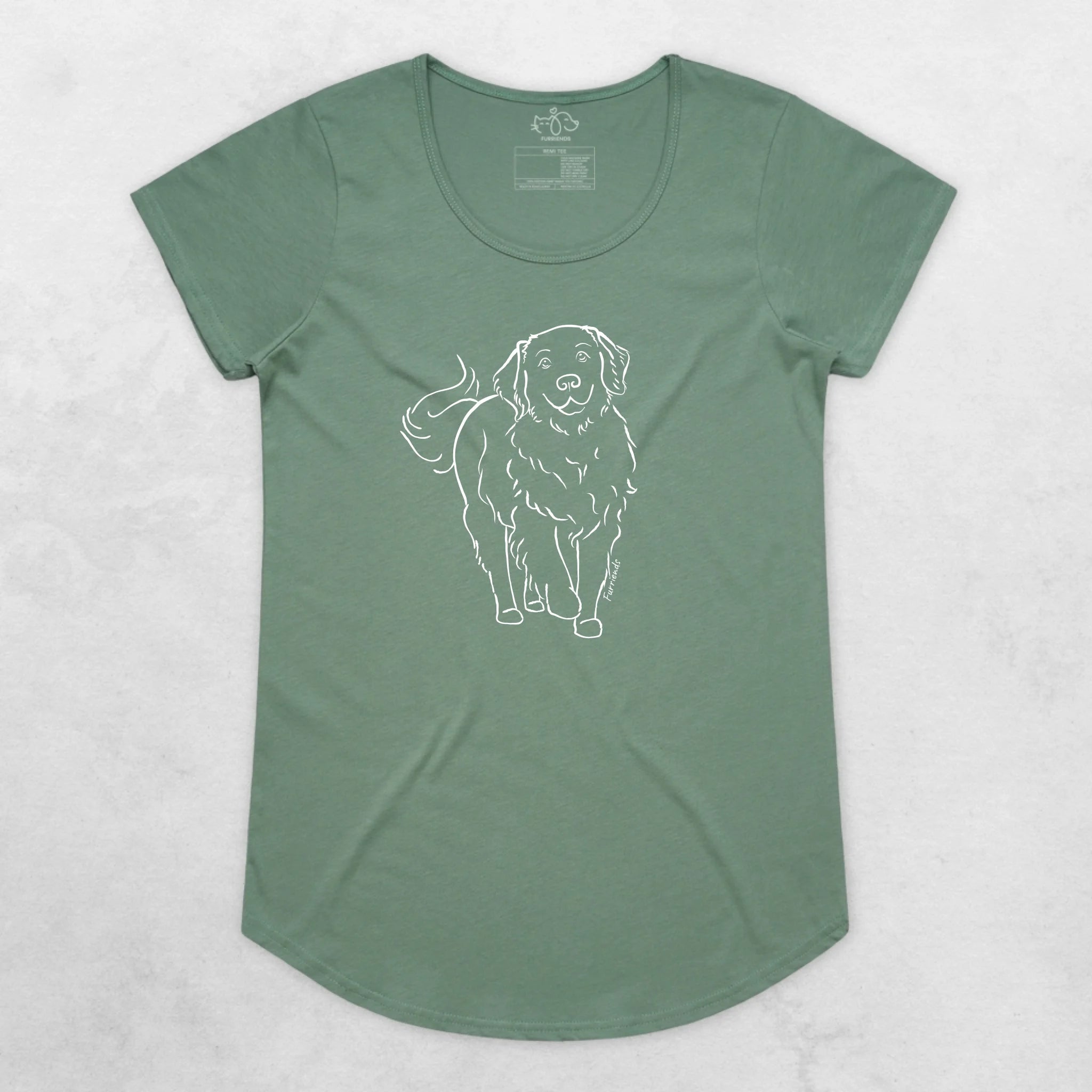 Golden Retriever Remi Women's Scoop Neck T-Shirt