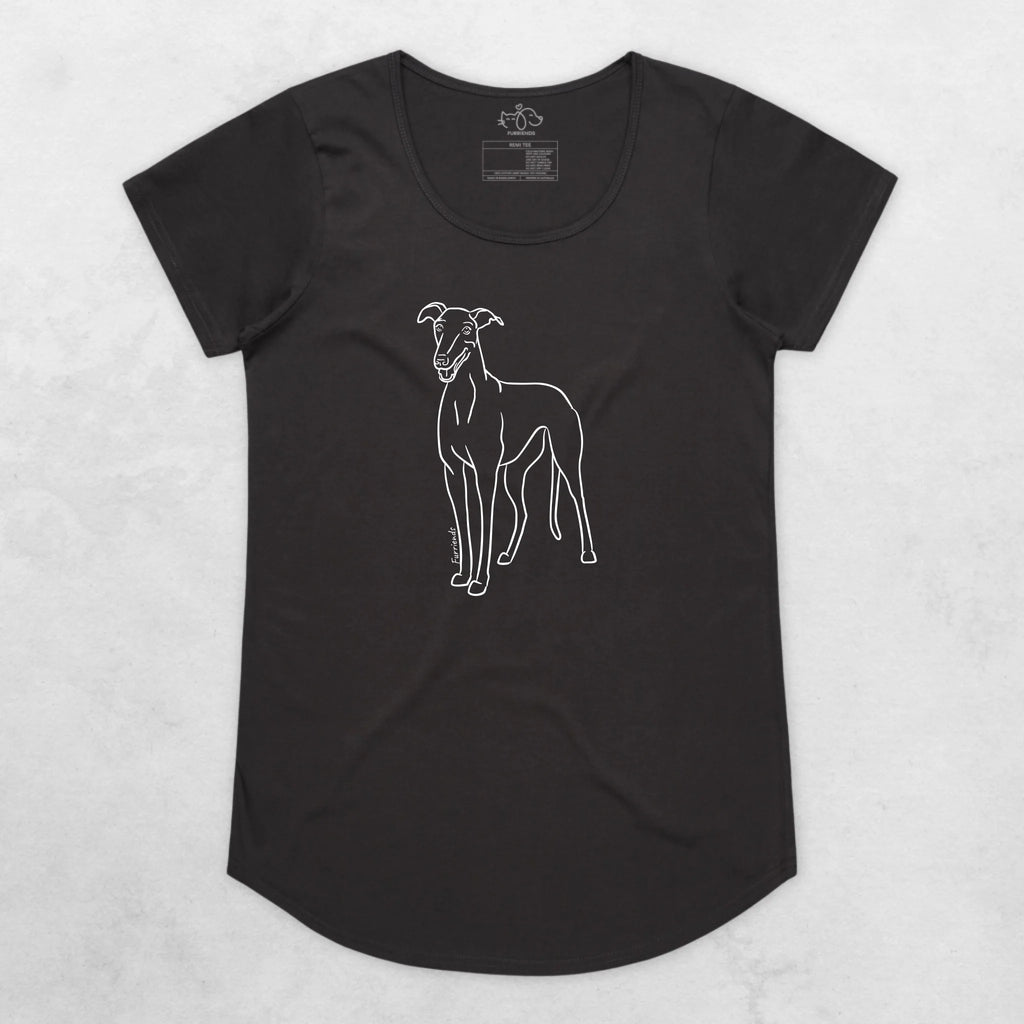 Greyhound Remi Women's Scoop Neck T-Shirt