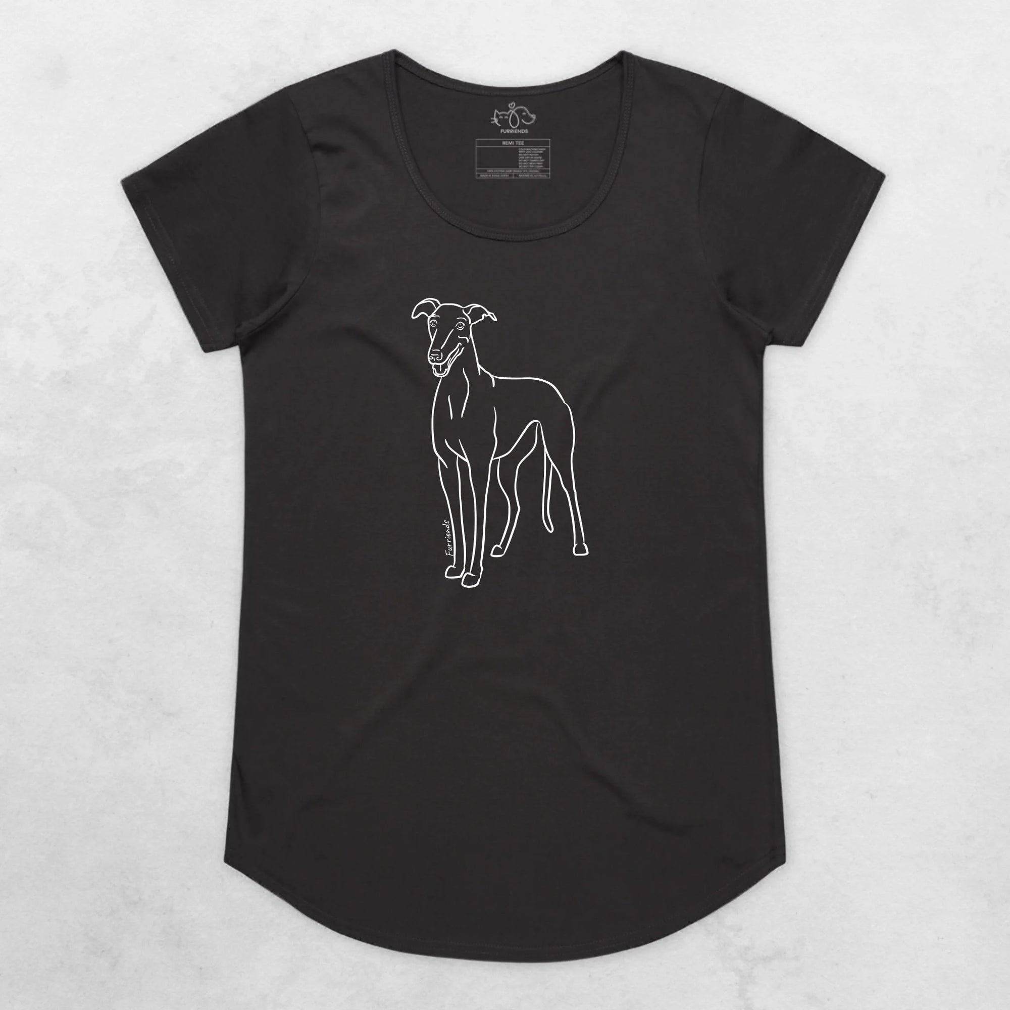 Greyhound Remi Women's Scoop Neck T-Shirt