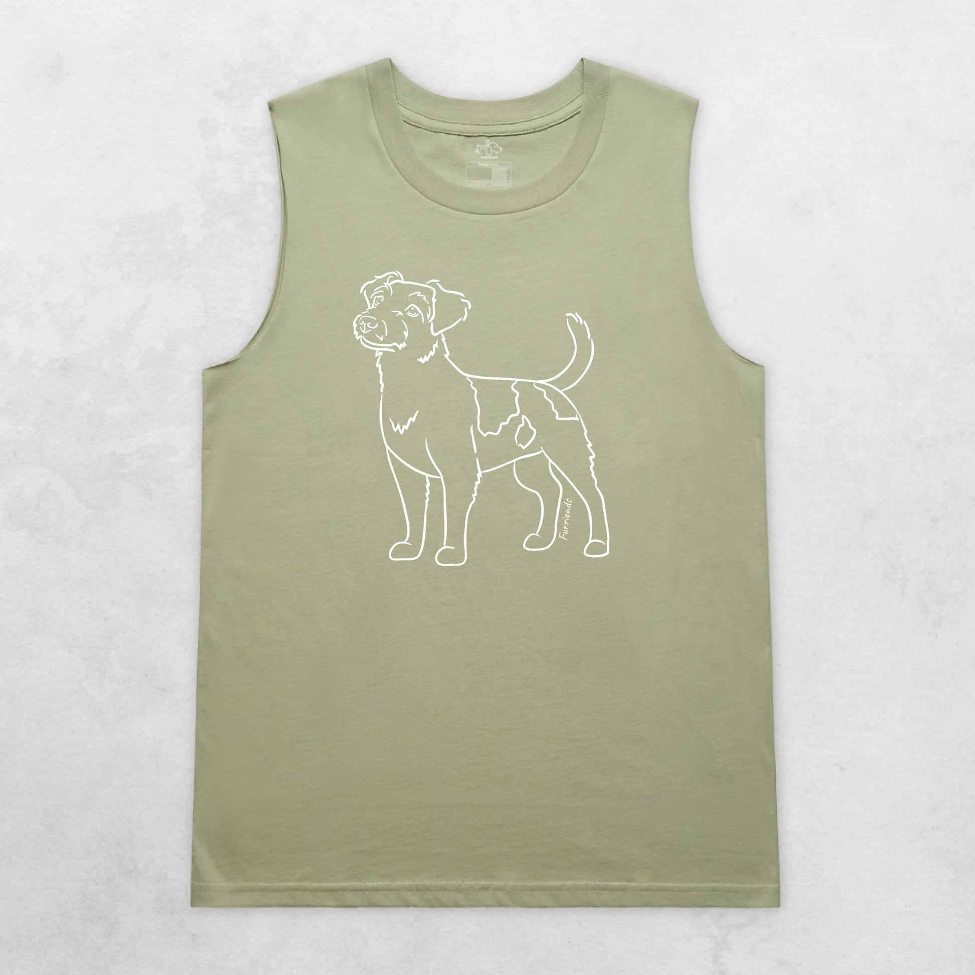 Rough Coat Jack Russell Terrier Tank Top