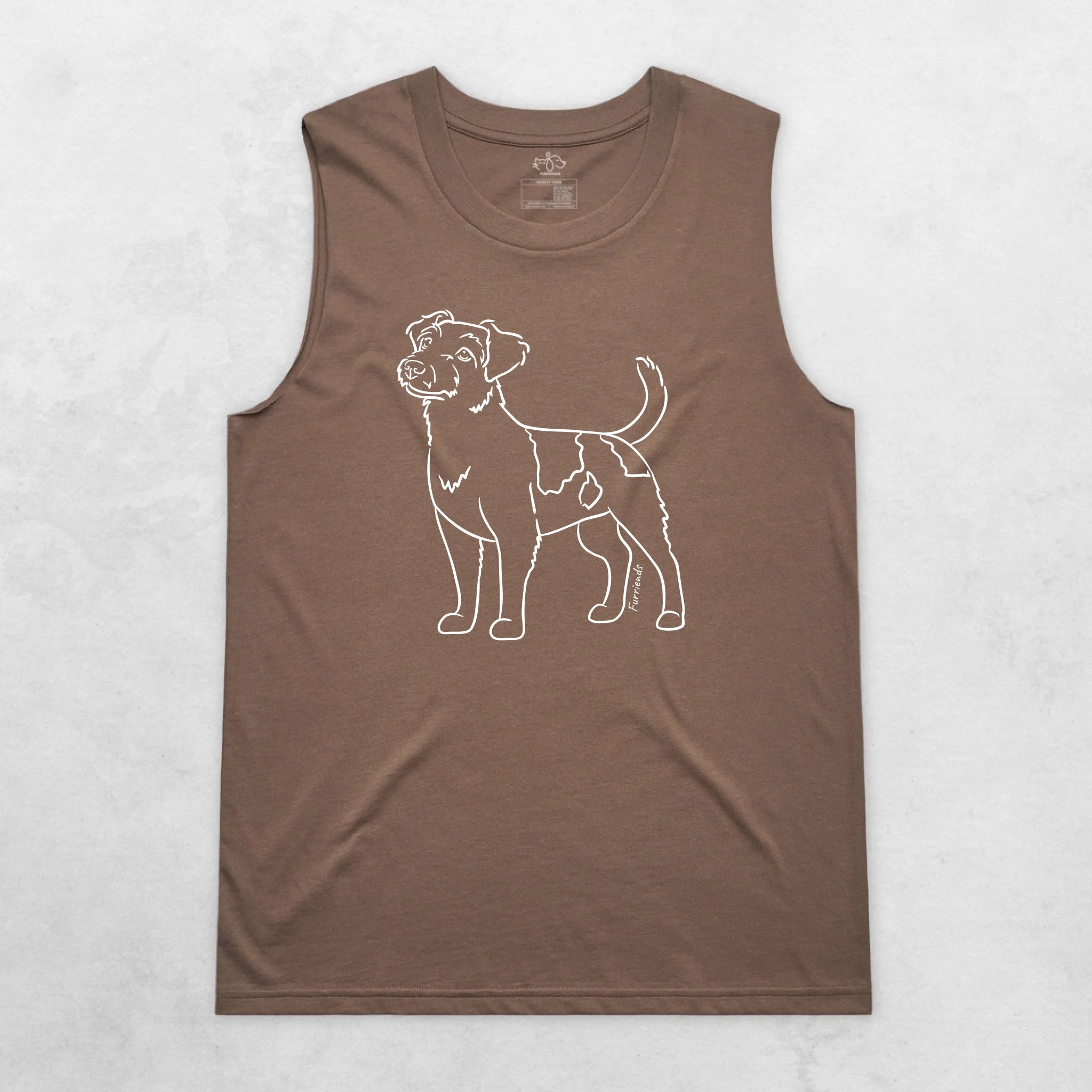 Rough Coat Jack Russell Terrier Tank Top