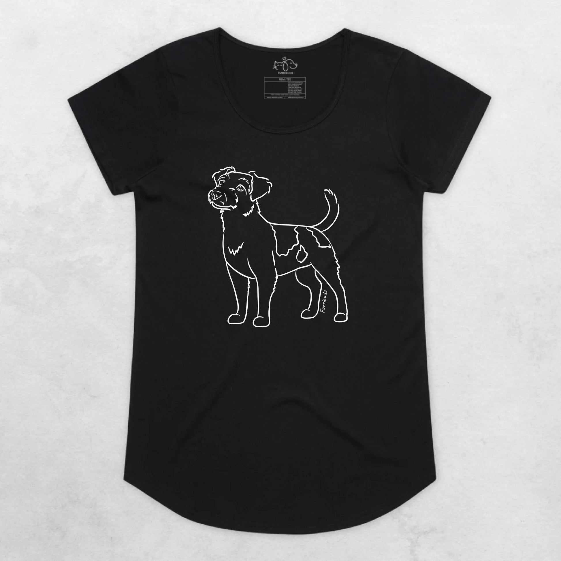 Rough Coat Jack Russell Terrier Remi Women's Scoop Neck T-Shirt