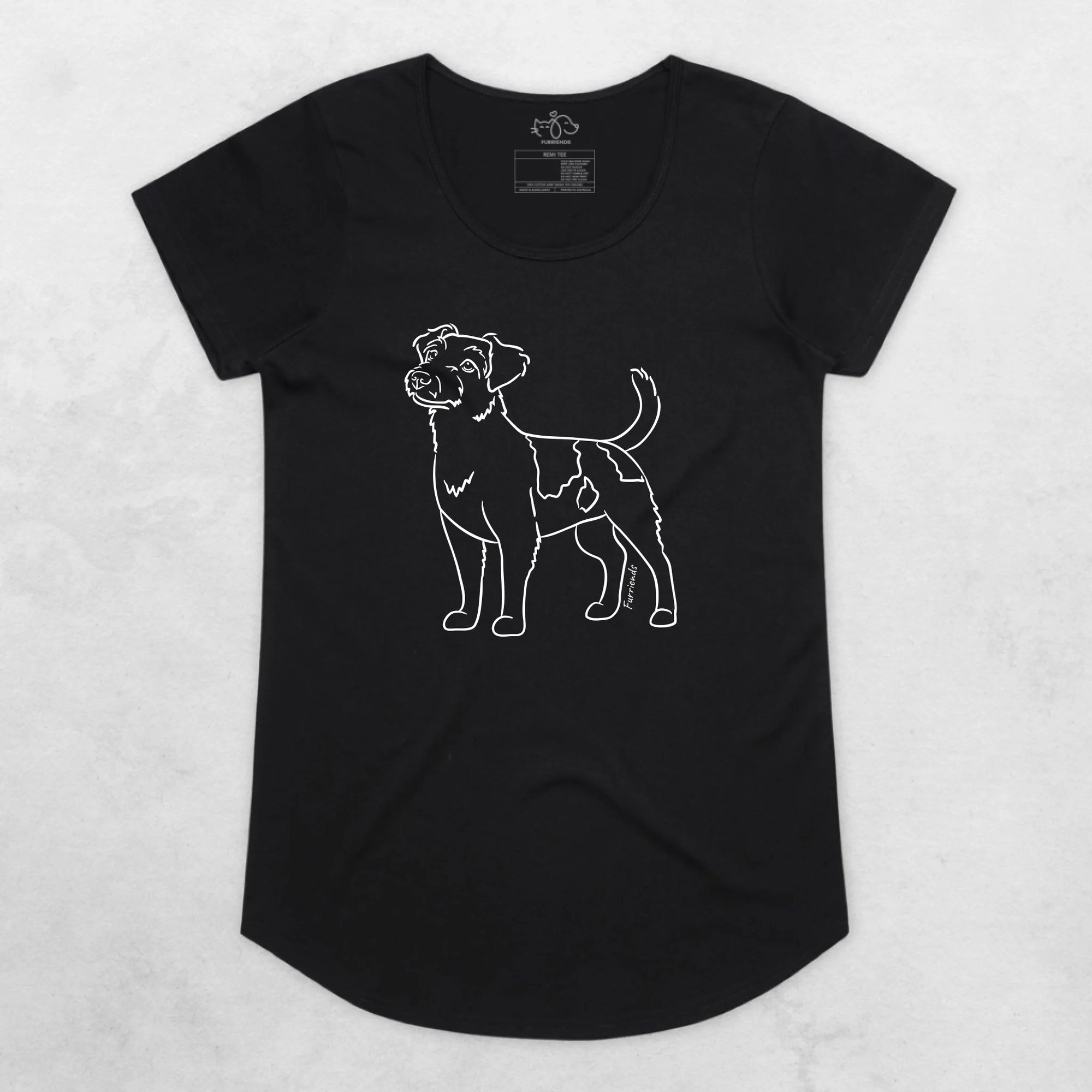 Rough Coat Jack Russell Terrier Remi Women's Scoop Neck T-Shirt