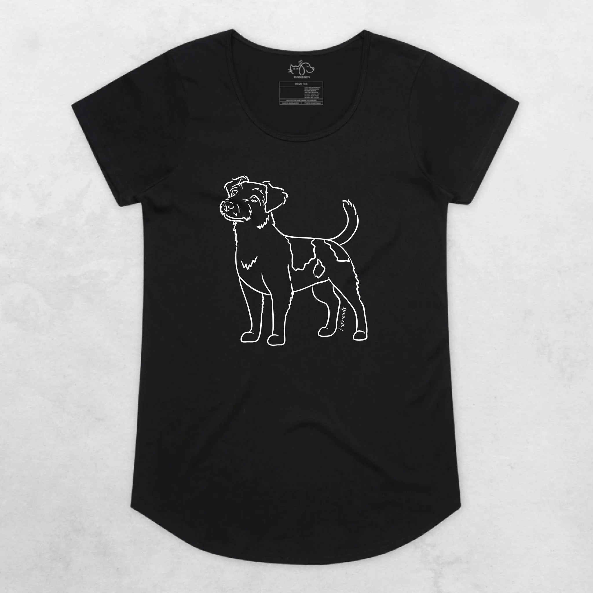 Rough Coat Jack Russell Terrier Remi Women's Scoop Neck T-Shirt