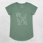 Rough Coat Jack Russell Terrier Remi Women's Scoop Neck T-Shirt