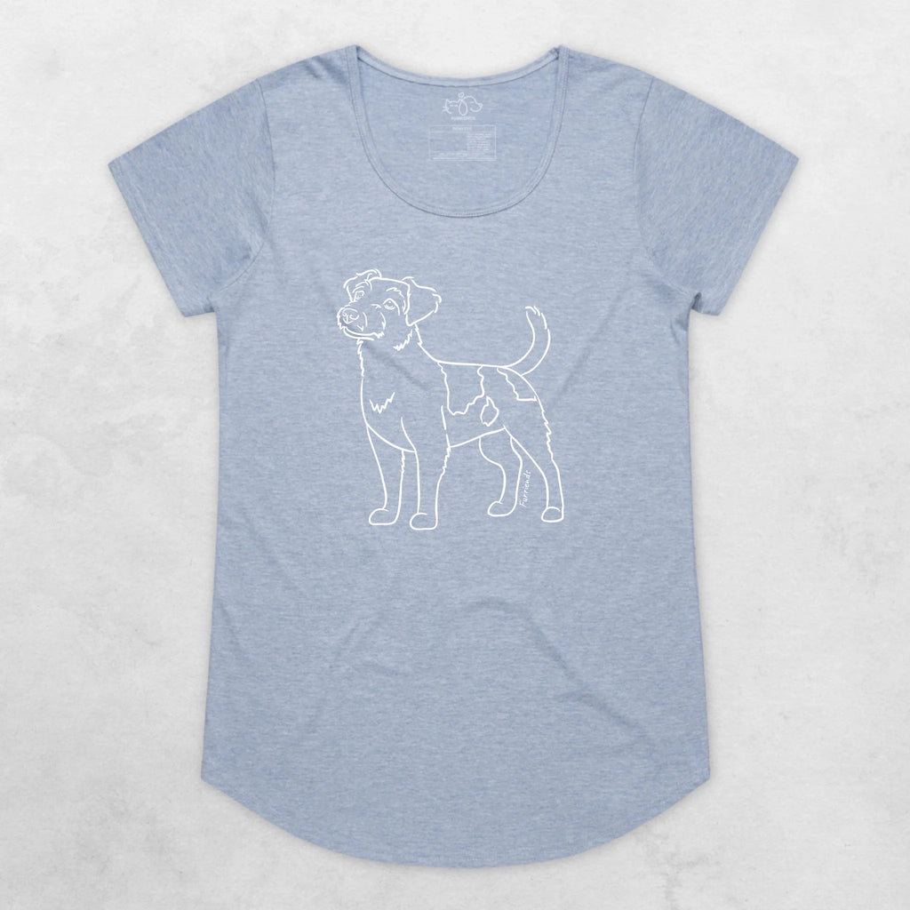 Rough Coat Jack Russell Terrier Remi Women's Scoop Neck T-Shirt