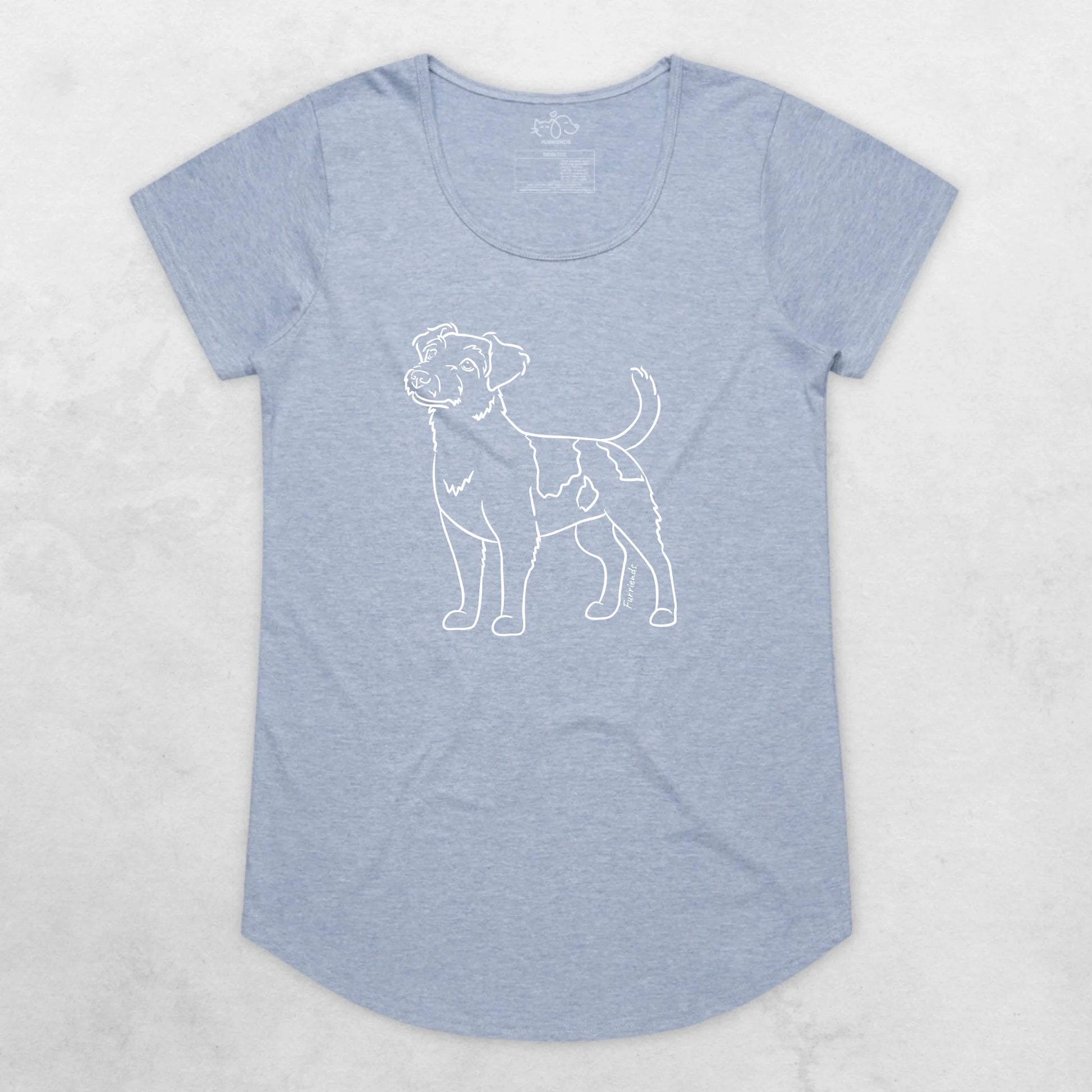 Rough Coat Jack Russell Terrier Remi Women's Scoop Neck T-Shirt