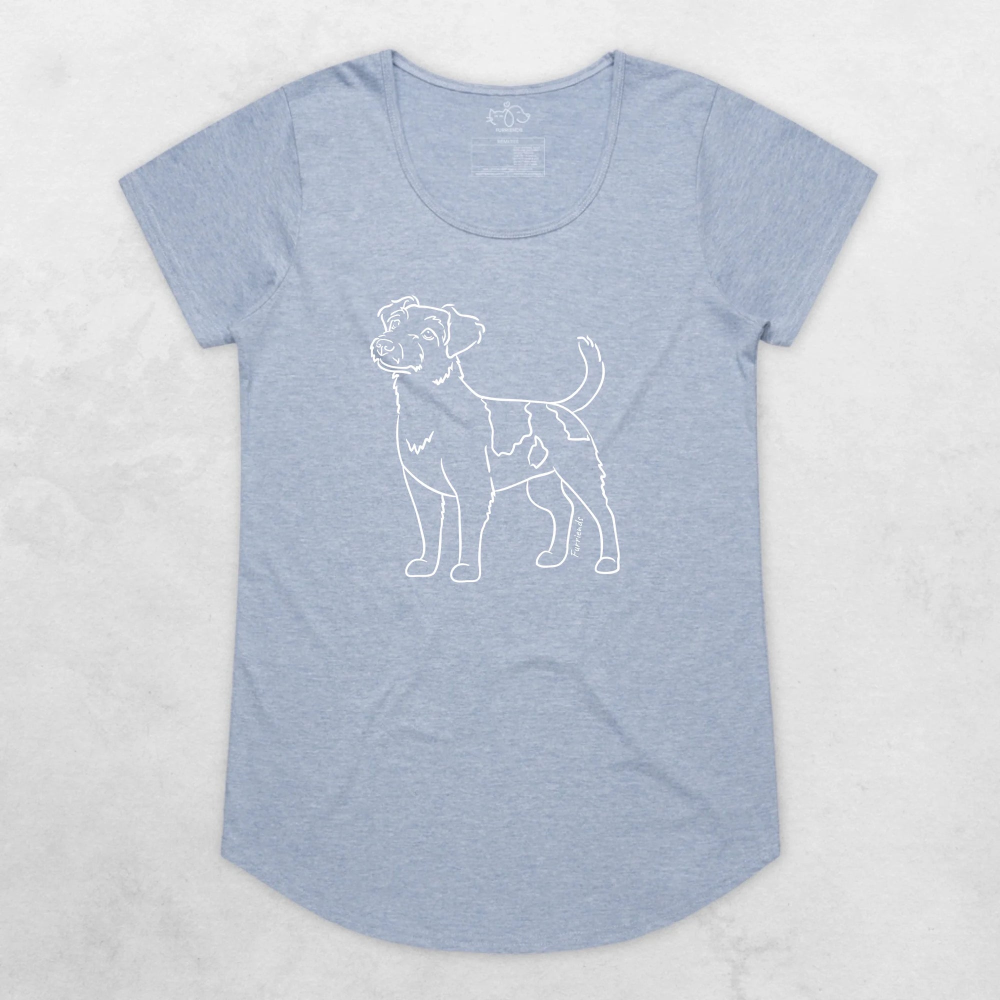 Rough Coat Jack Russell Terrier Remi Women's Scoop Neck T-Shirt