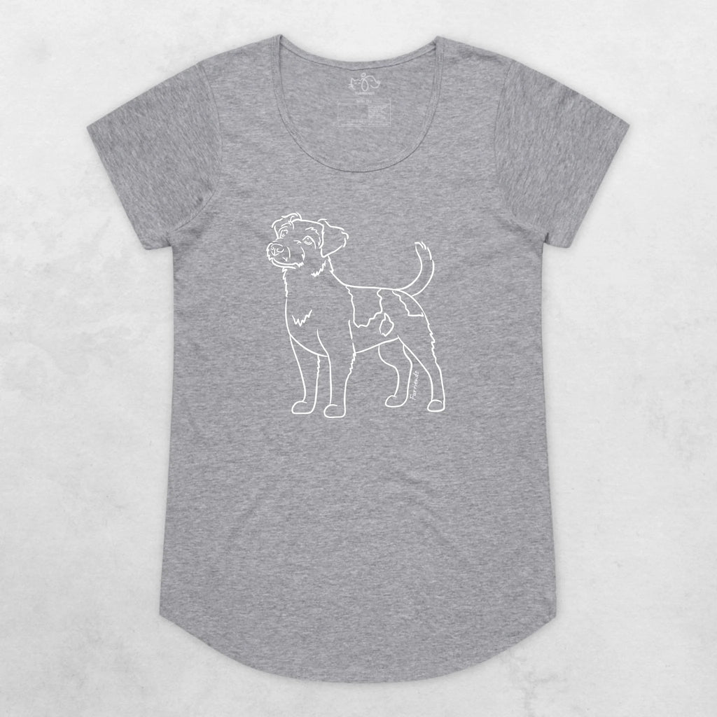 Rough Coat Jack Russell Terrier Remi Women's Scoop Neck T-Shirt