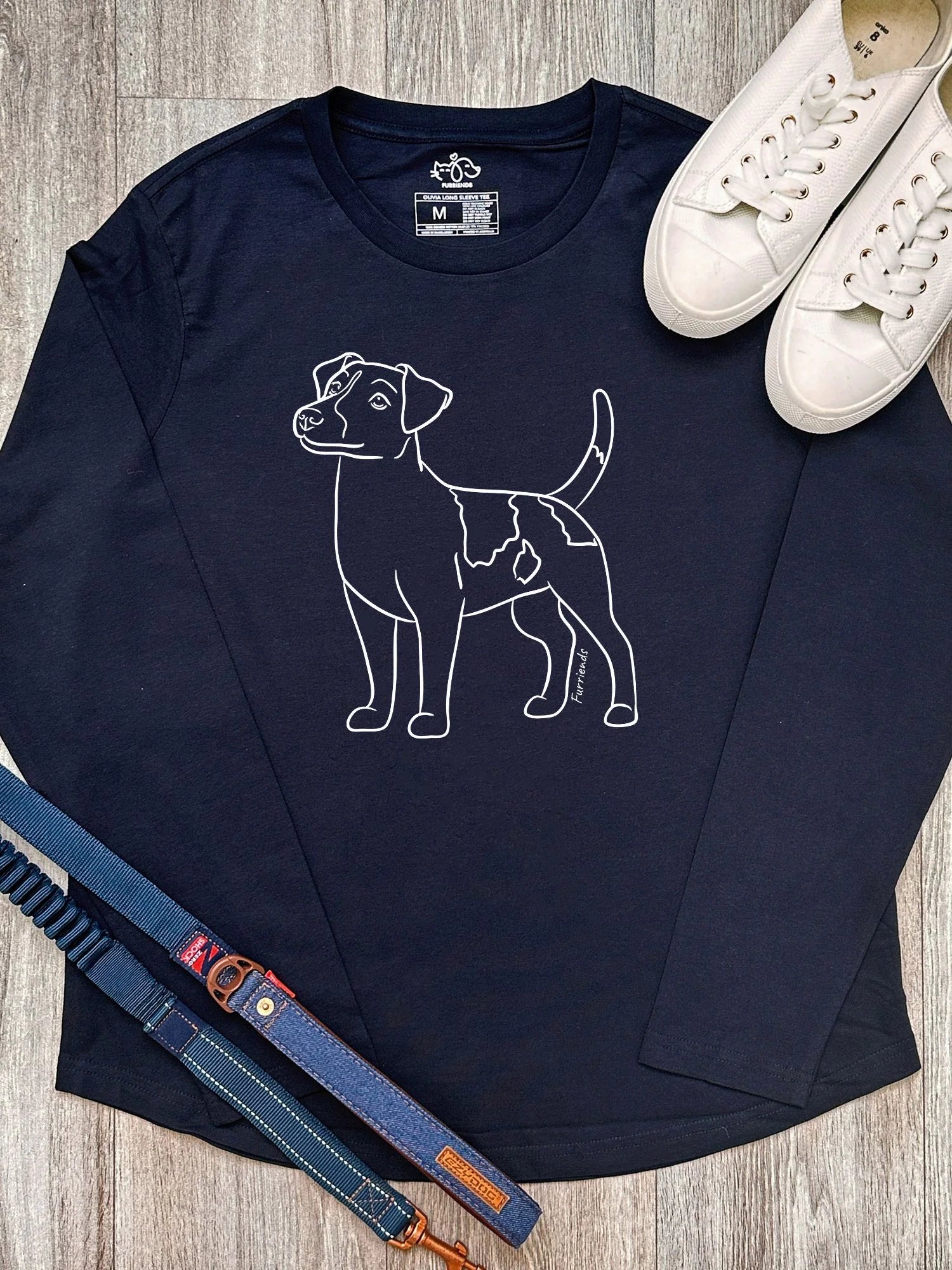 Smooth Coat Jack Russell Terrier Olivia Women's Long Sleeve T-Shirt